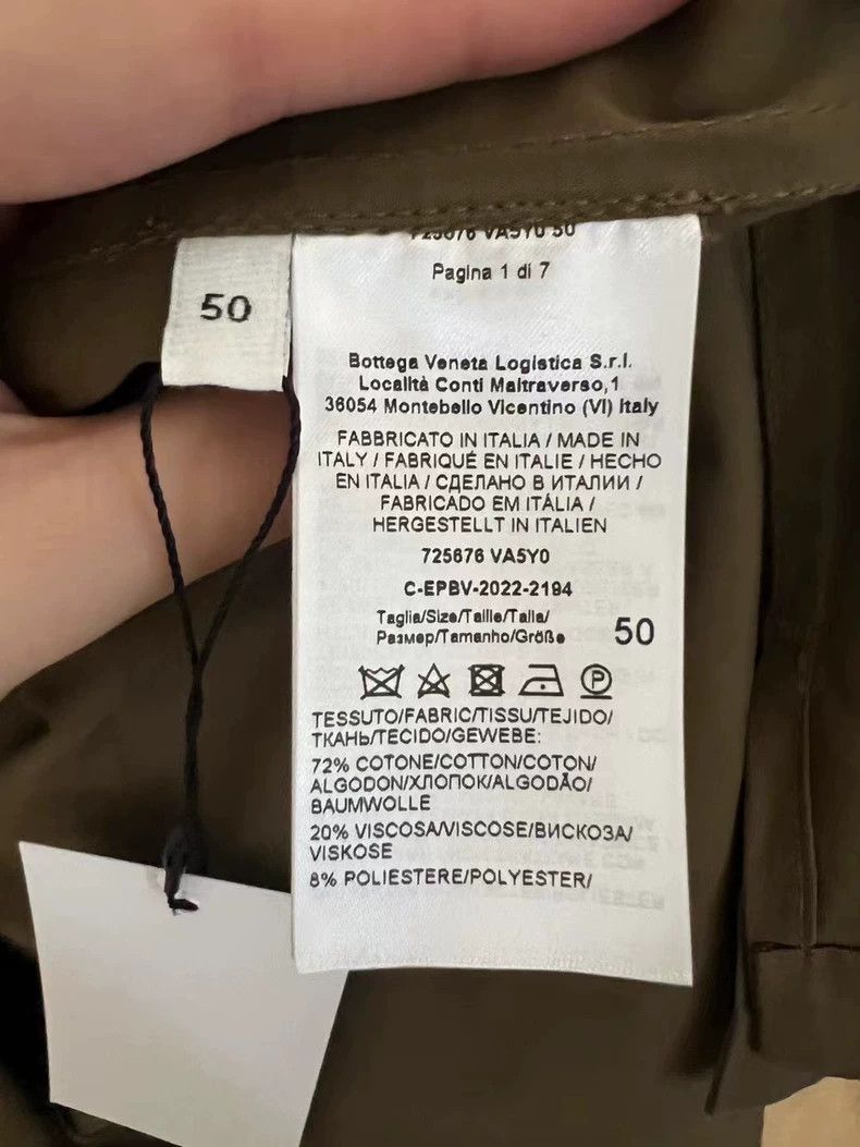 Bottega Veneta Bottege Veneta bv brown Henry collar button-up short-sleeve Size US XL / EU 56 / 4 - 3 Thumbnail