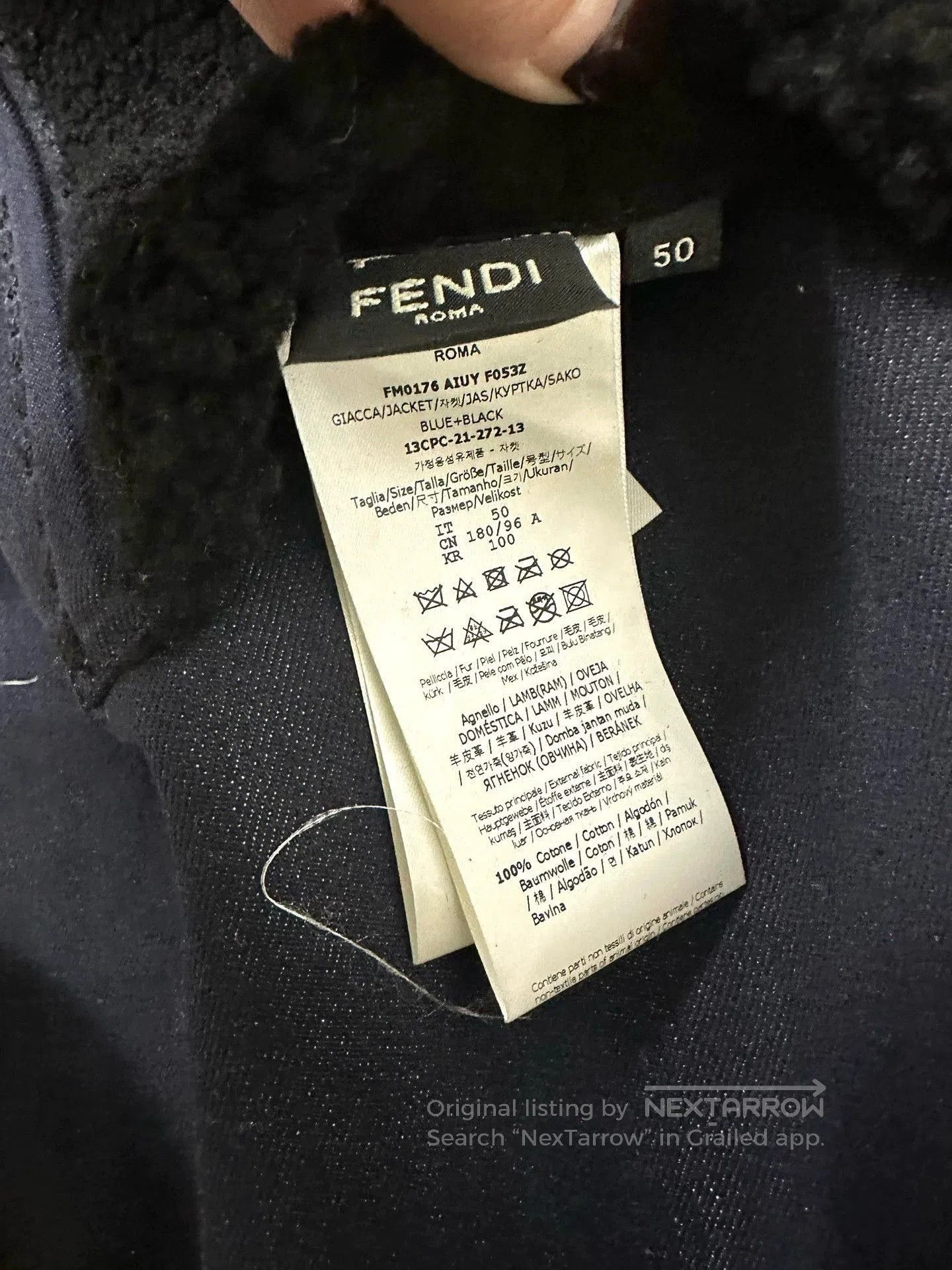 Fendi fendi leather fur coat with wool lining. Size US L / EU 52-54 / 3 - 6 Thumbnail