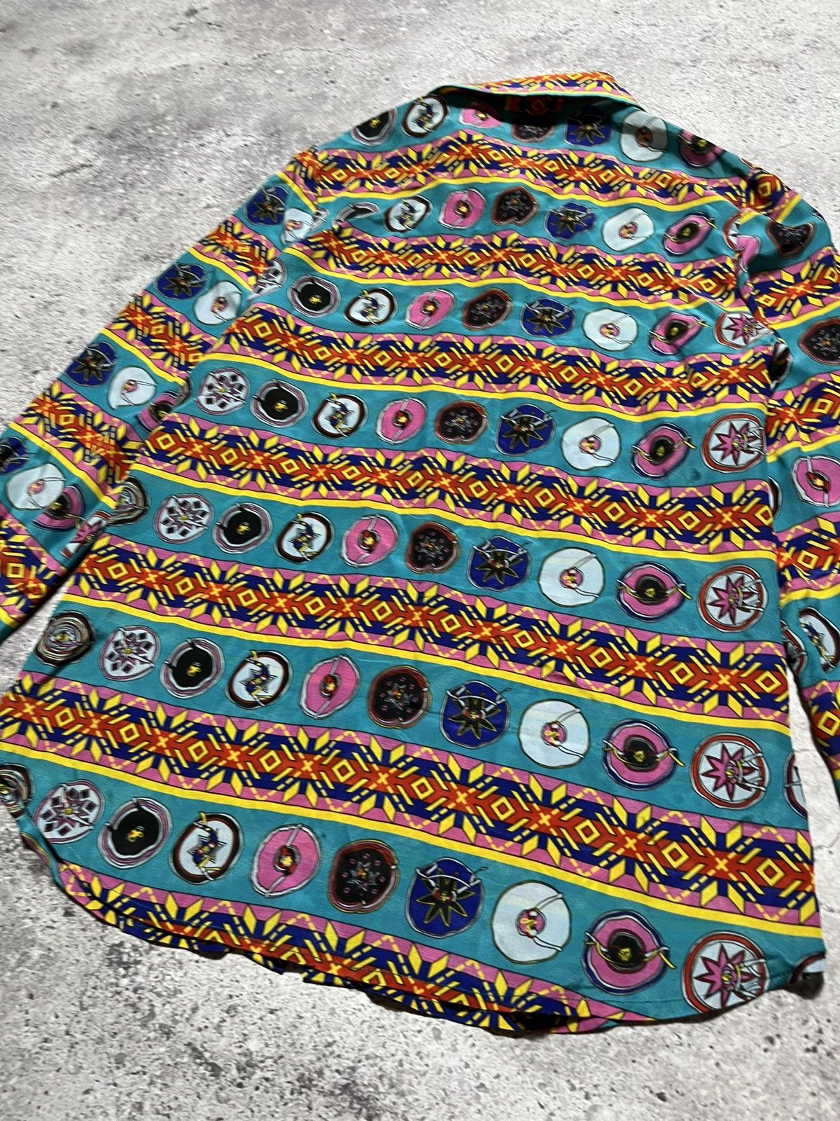 Hermes Vintage HERMES Blouse Full print Rare Silk Size M / US 6-8 / IT 42-44 - 13 Thumbnail
