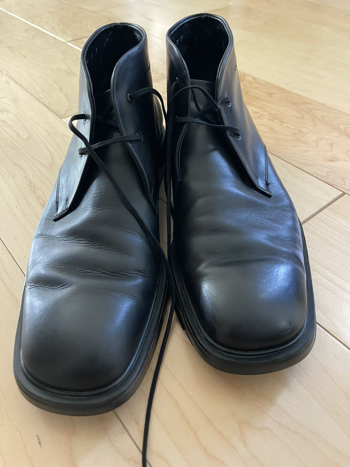 Salvatore Ferragamo Salvatore Feragamo mens boots 9 black made in italy Size US 9 / EU 42 - 5 Thumbnail
