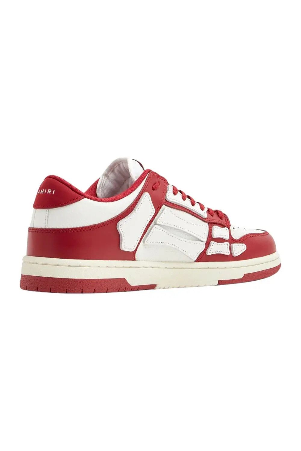 Amiri oc11z0225 Skeleton Low-Top-Sneakers in White & Red Size US 10 / EU 43 - 4 Thumbnail