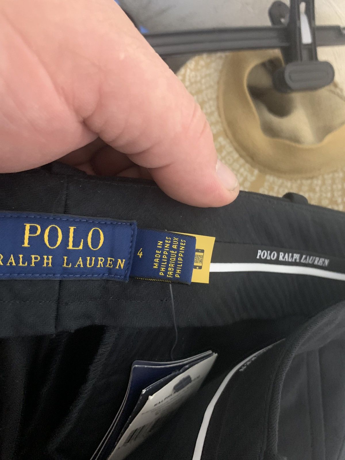 Polo Ralph Lauren × Ralph Lauren Polo Ralph Lauren Women’s Black Stretch Cropped Pants Size S Size 27" / US 4 / IT 40 - 9 Thumbnail