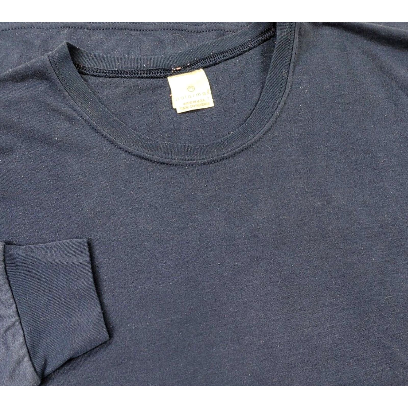 Vintage Polarmax Technical Base Layer Acclimate Dry T shirt Long Sleeve Blue 2XL Mens Shirt Size US XXL / EU 58 / 5 - 2 Thumbnail