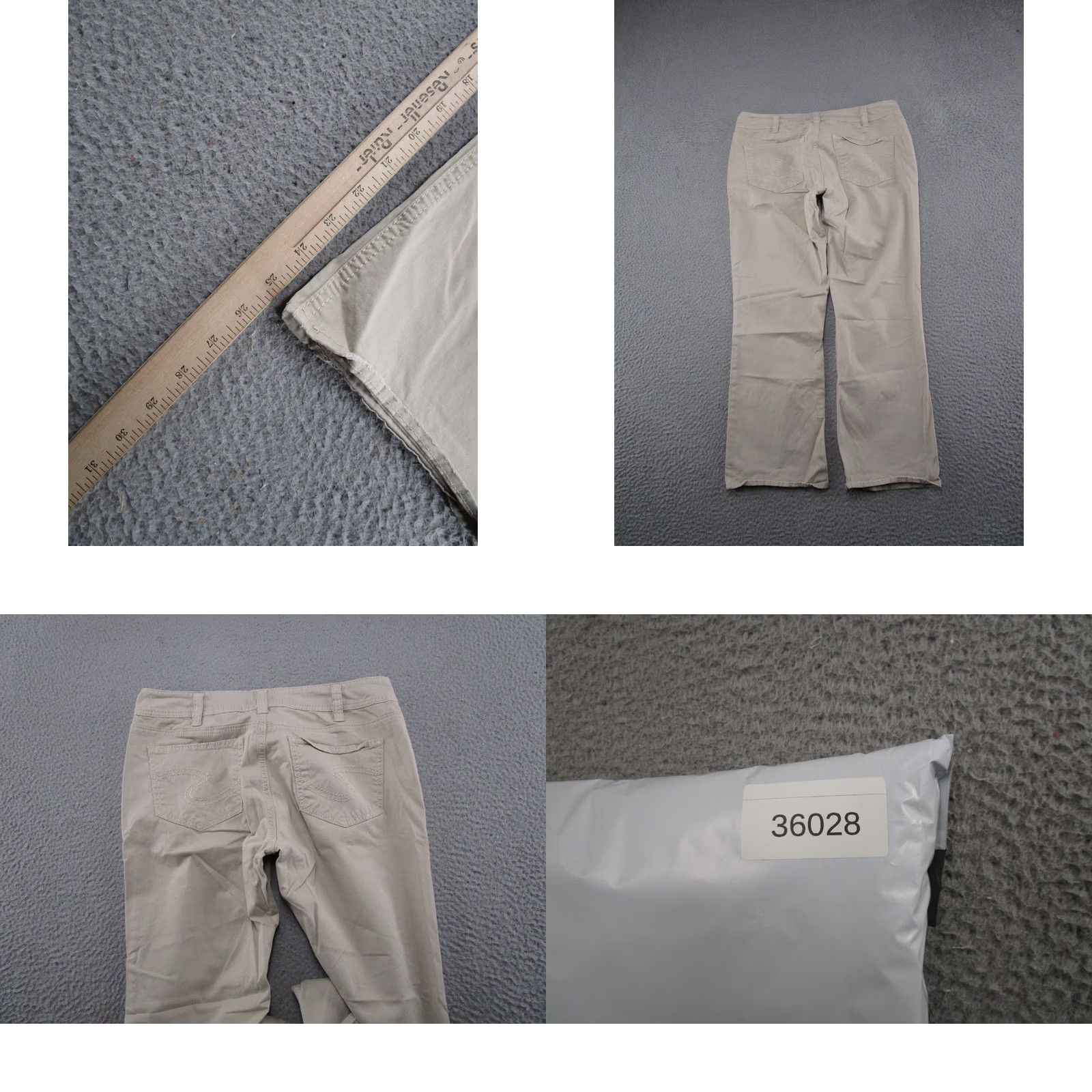Silver Jeans Co. Silver Jeans Co Suki Capri Beige Stretch Denim Jeans Women's Size 31 Y2K Size 24" / US 00 / IT 34 - 9 Thumbnail