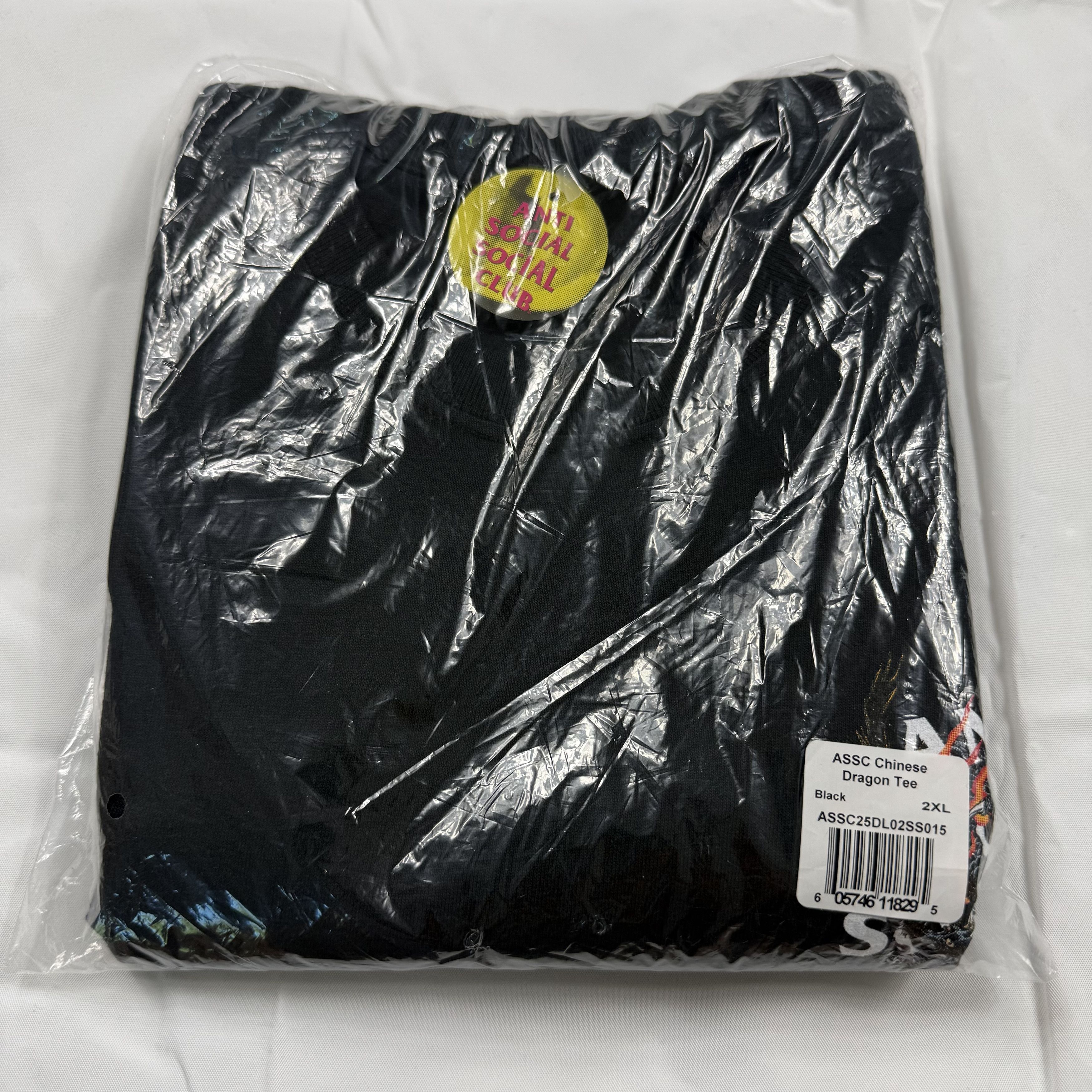 Anti Social Social Club Anti Social Social Club Chinese Dragon Tee Black Size US XXL / EU 58 / 5 - 8 Thumbnail