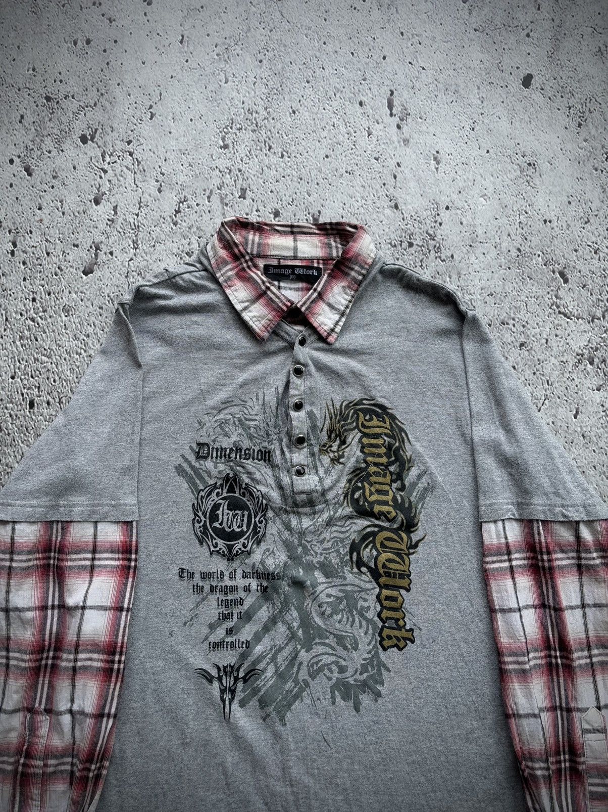 Hysteric Glamour Y2k Double layer Image work punk style shirt Size US M / EU 48-50 / 2 - 4 Thumbnail