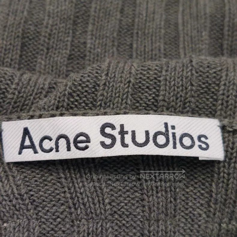 Acne Studios Acne Studios Cotton Solid Color Crew Neck Long Sleeve Swea Size XS / US 0-2 / IT 36-38 - 4 Thumbnail