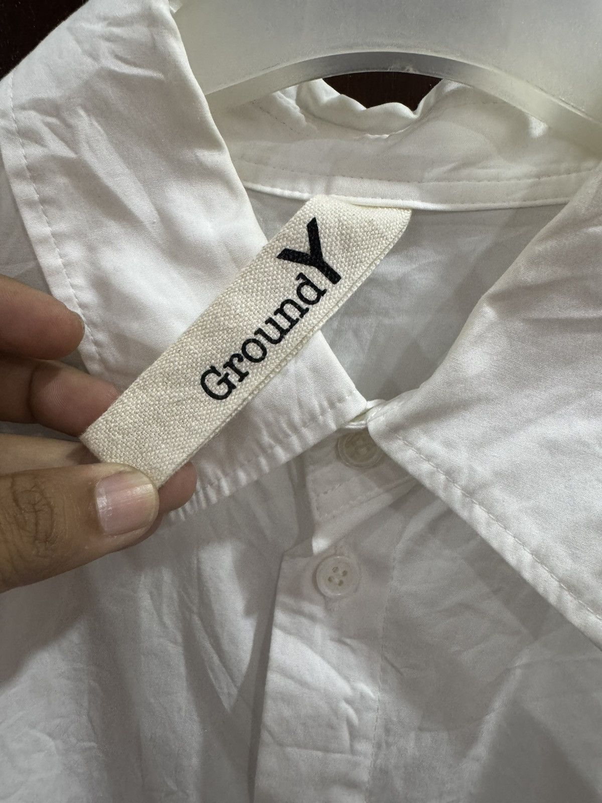 Ground Y Ground Y Button Up Shirt Pocket On Off Size US L / EU 52-54 / 3 - 4 Thumbnail