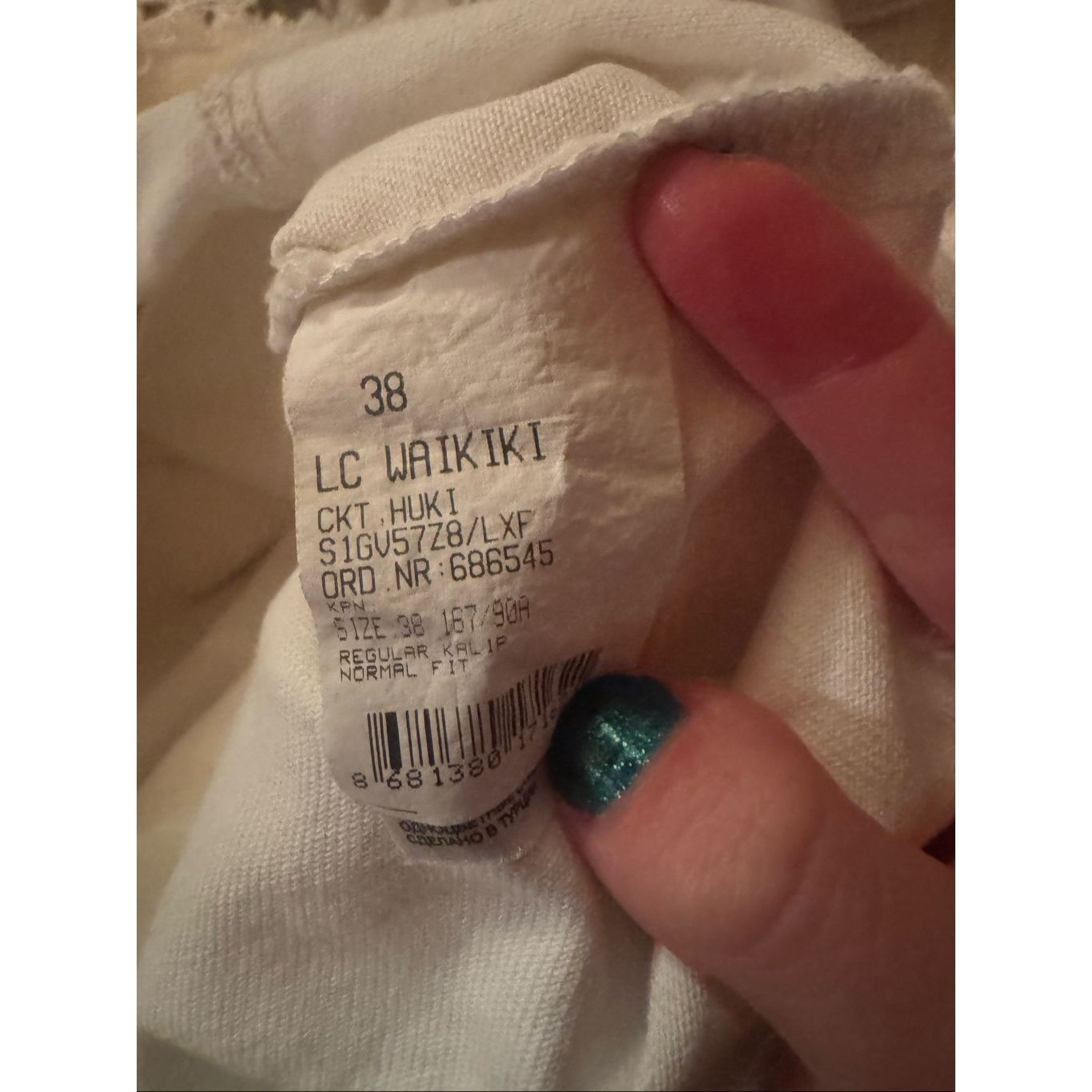 Other LC Waikiki Vision Women’s White Denim Jacket Size 38 Frayed Size L / US 10 / IT 46 - 4 Thumbnail
