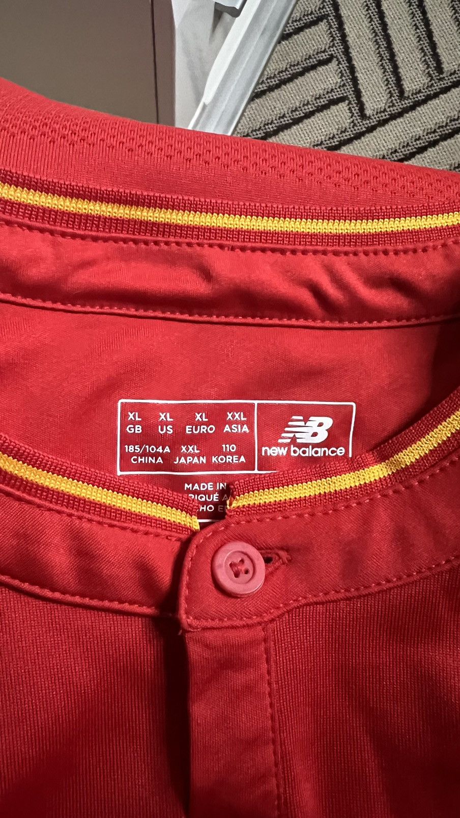 New Balance NWT‼️ FC Liverpool 2016-2017 new balance jersey Size US XL / EU 56 / 4 - 8 Thumbnail