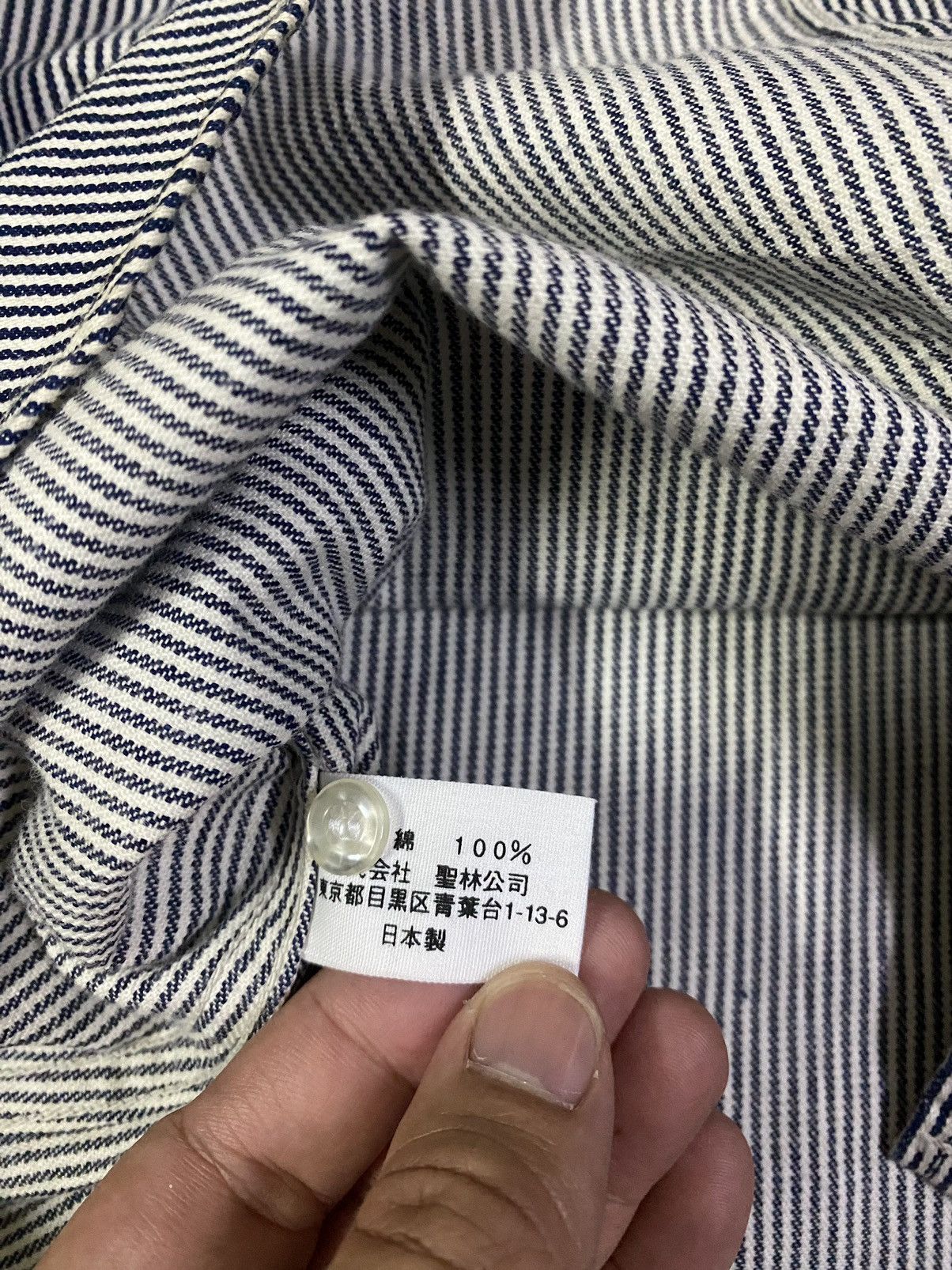 Blue Blue Japan Blue Blue Japan H.Ranch Market Striped Western Shirt Size US M / EU 48-50 / 2 - 10 Thumbnail