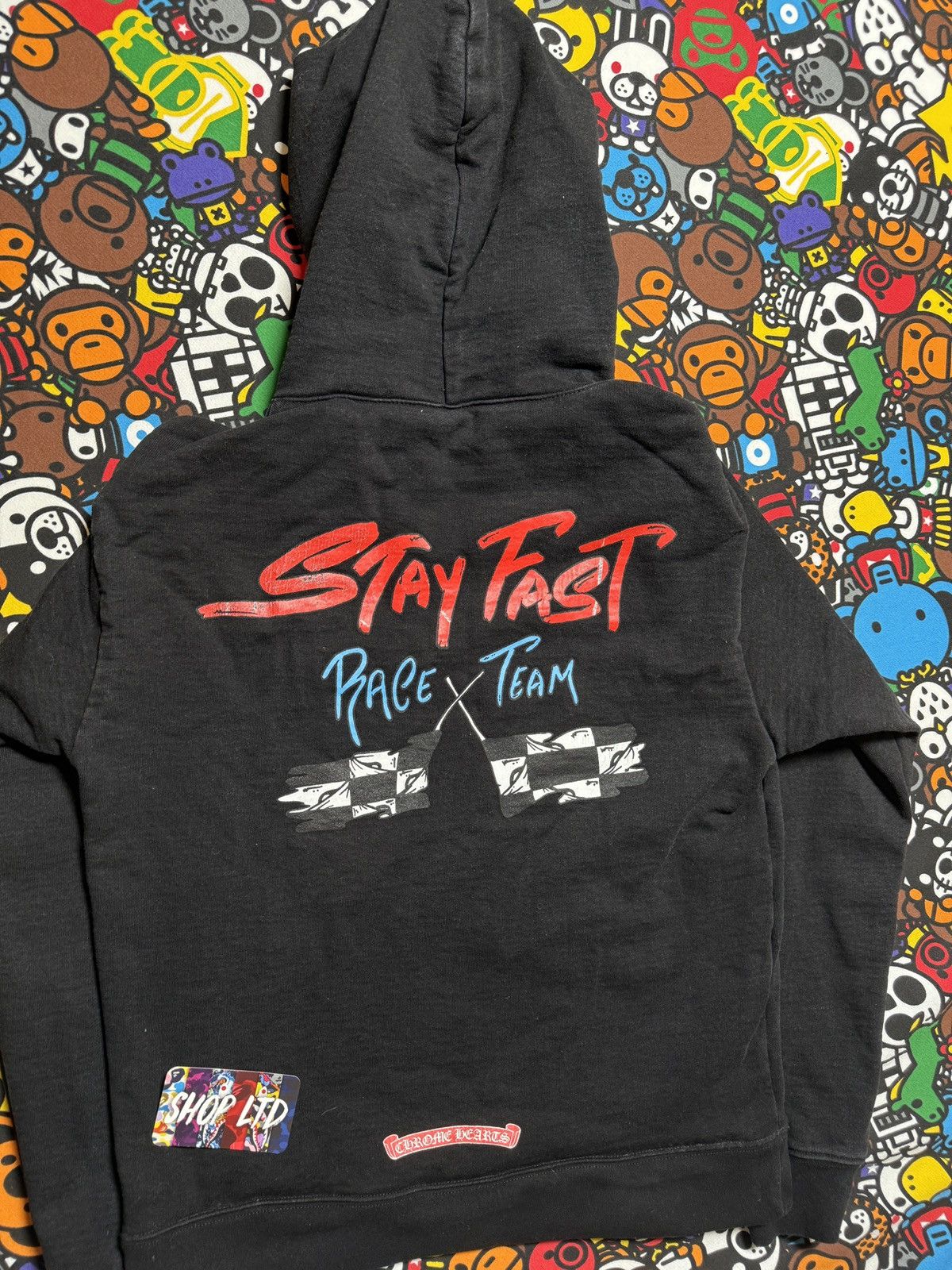 Chrome Hearts Chrome Hearts Black Matty Boy Stay Fast Logo Pullover Hoodie Size US S / EU 44-46 / 1 - 13 Thumbnail
