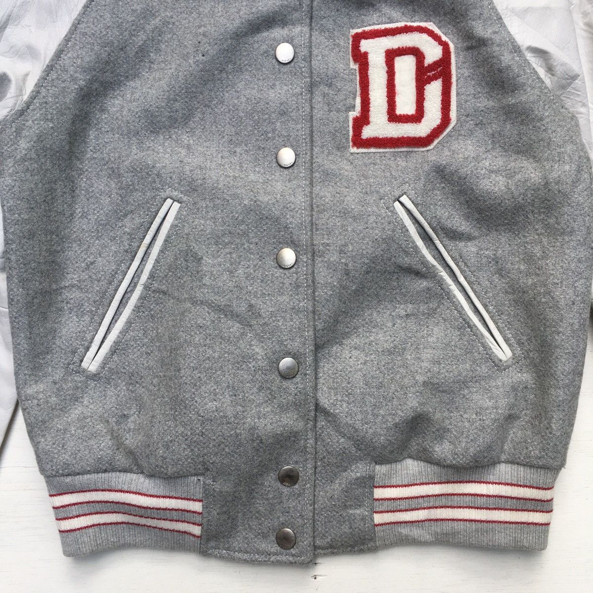 Diesel × Vintage FINAL DROP ‼️ Women Diesel Varsity Jacket Leather Sleeve Size M / US 6-8 / IT 42-44 - 4 Thumbnail
