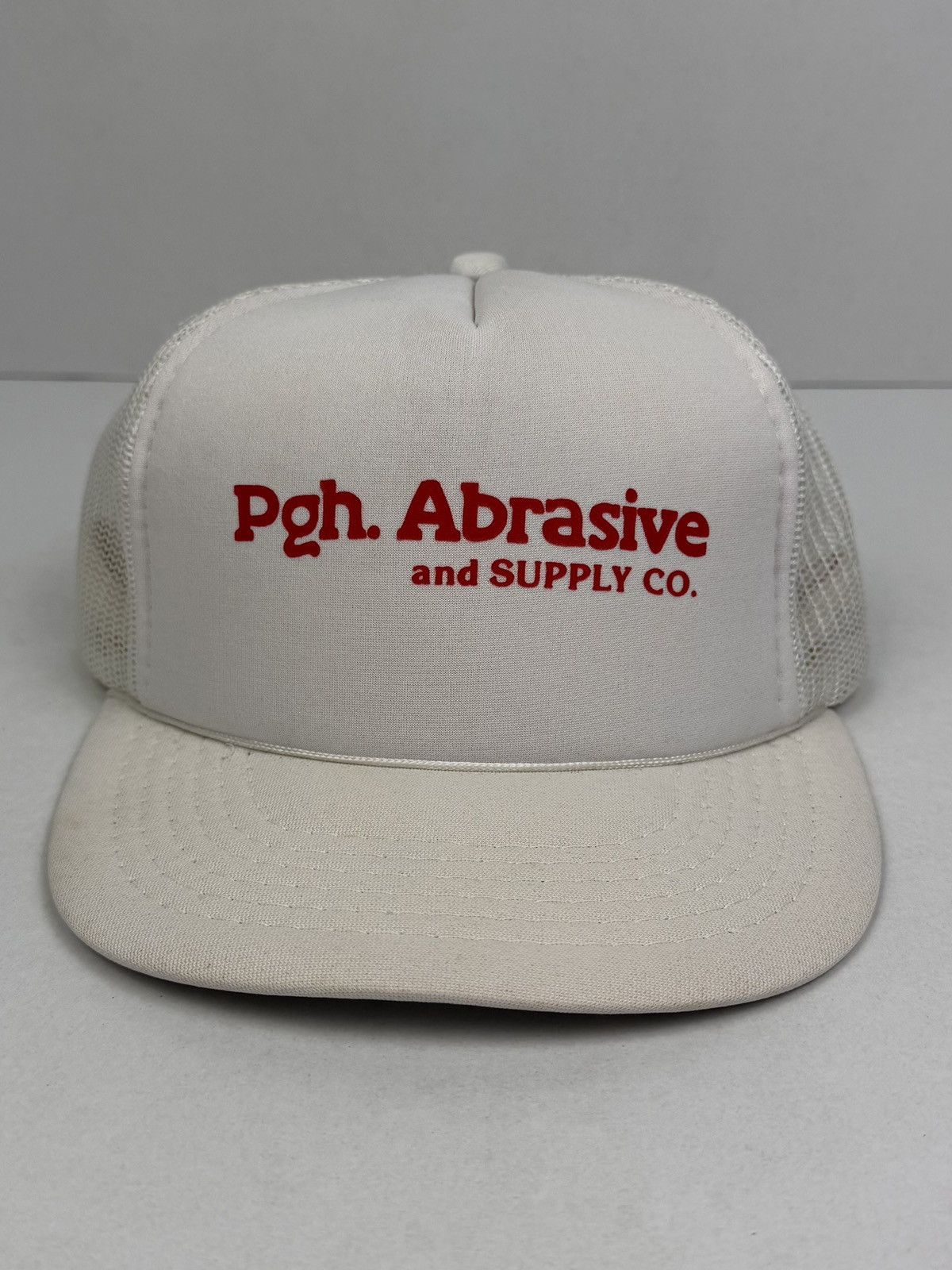 Yupong Vintage Pittsburgh Abrasive Supply Co Trucker Snapback Hat Size ONE SIZE - 1 Thumbnail