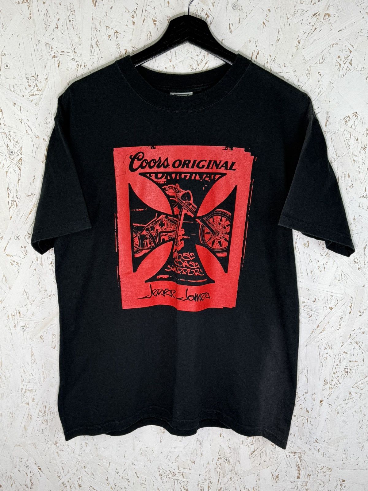 West Coast Choppers 90s West Coast Choppers Jesse James Coors Pay Up T-Shirt M Size US M / EU 48-50 / 2 - 1 Thumbnail