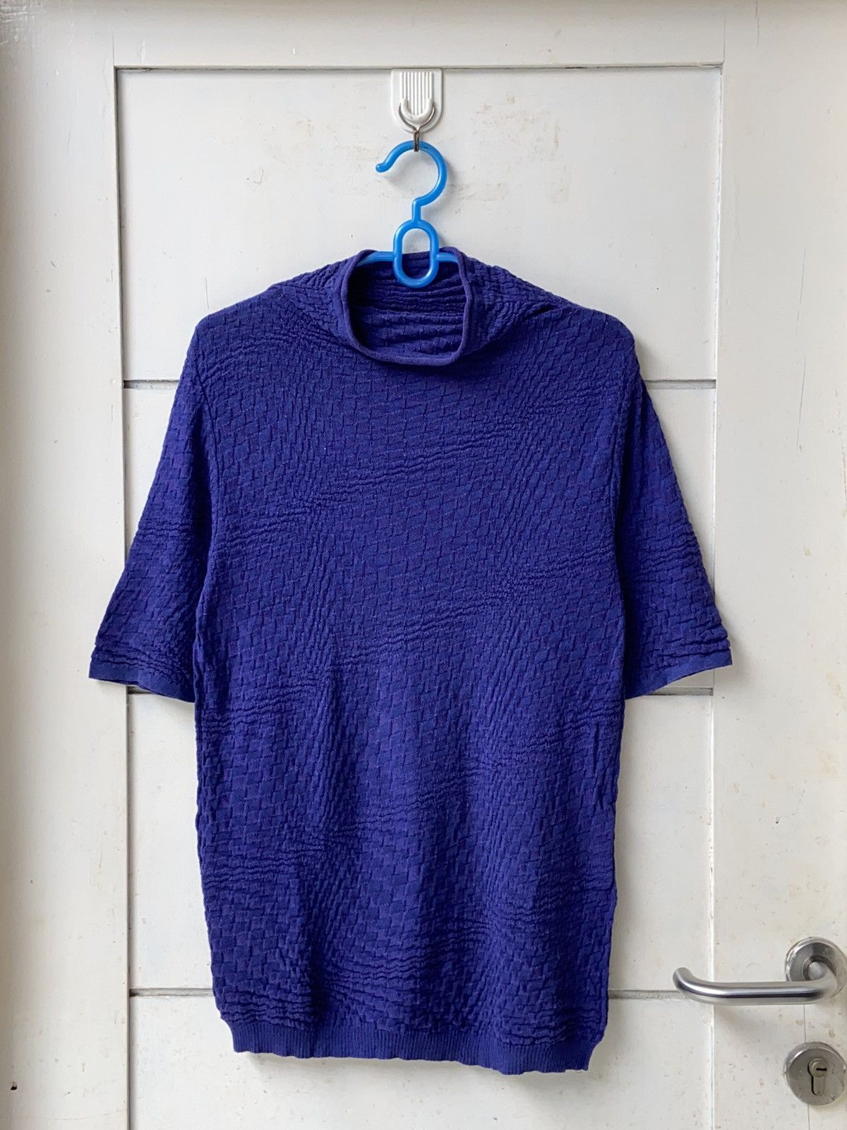 Issey Miyake HEART HAAT Purple Knit T-shirt Size S / US 4 / IT 40 - 6 Thumbnail