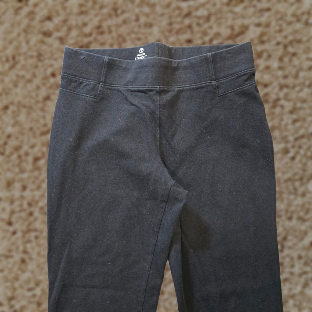 Talbots Talbots Pants Womens Size Medium Petite Black Straight Pockets Capsule Casual Size 32" / US 10 / IT 46 - 1 Thumbnail