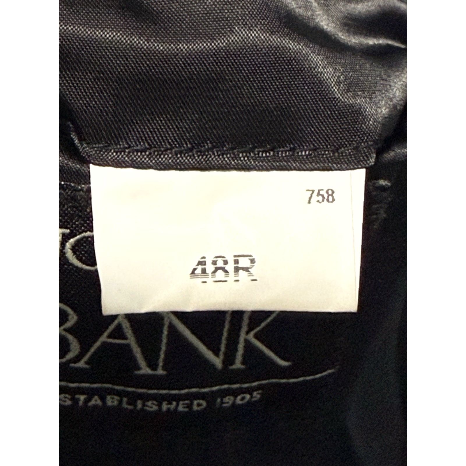 Jos. A. Bank Jos. A. Bank Blazer Mens 48R Gray Herringbone Tweed Wool Sport Coat Size 48R - 6 Thumbnail