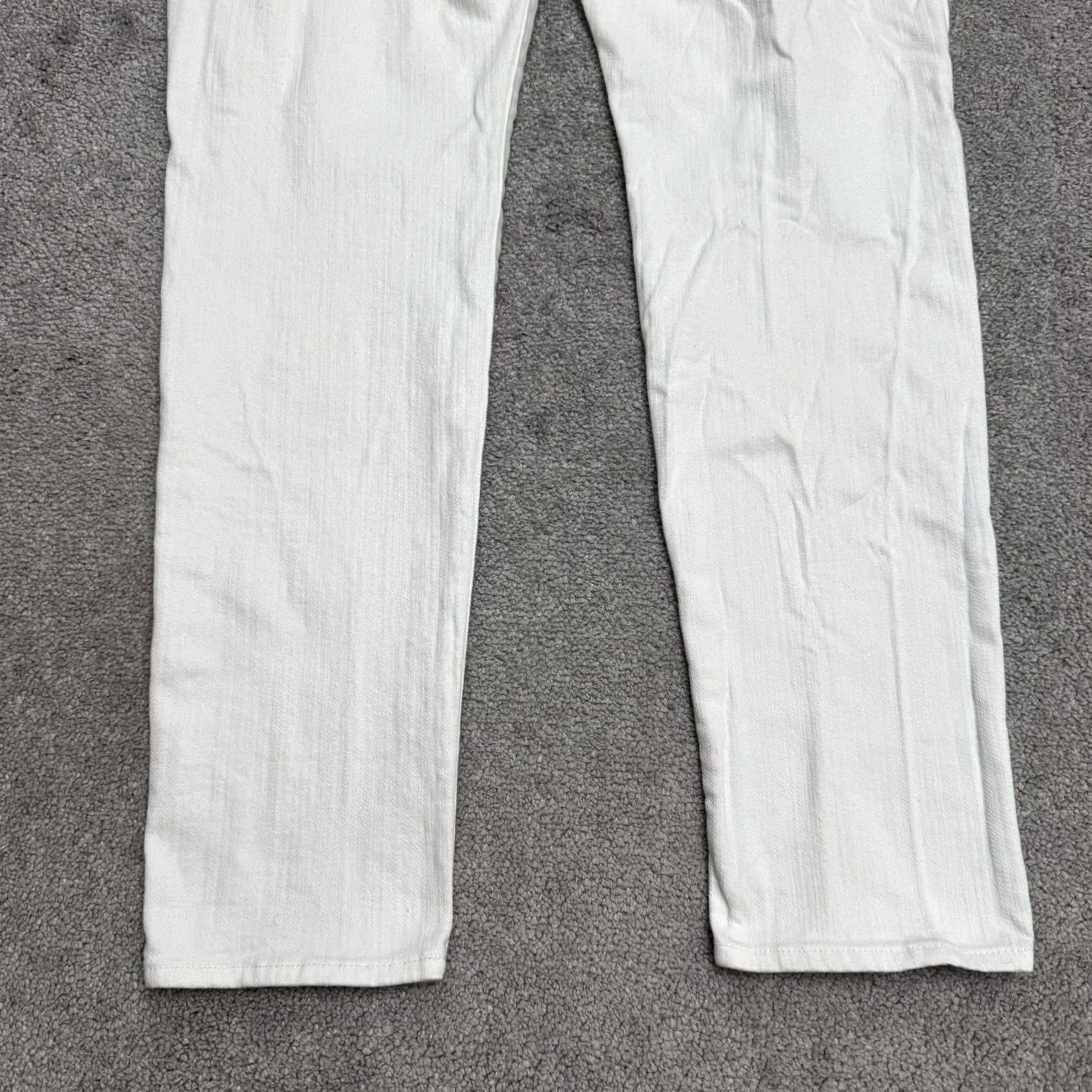 Vintage KUT From The Cloth Viv Toothpick Skinny Jeans Womens 14 White Denim Mid Rise Size 36" / US 14 / IT 50 - 5 Thumbnail