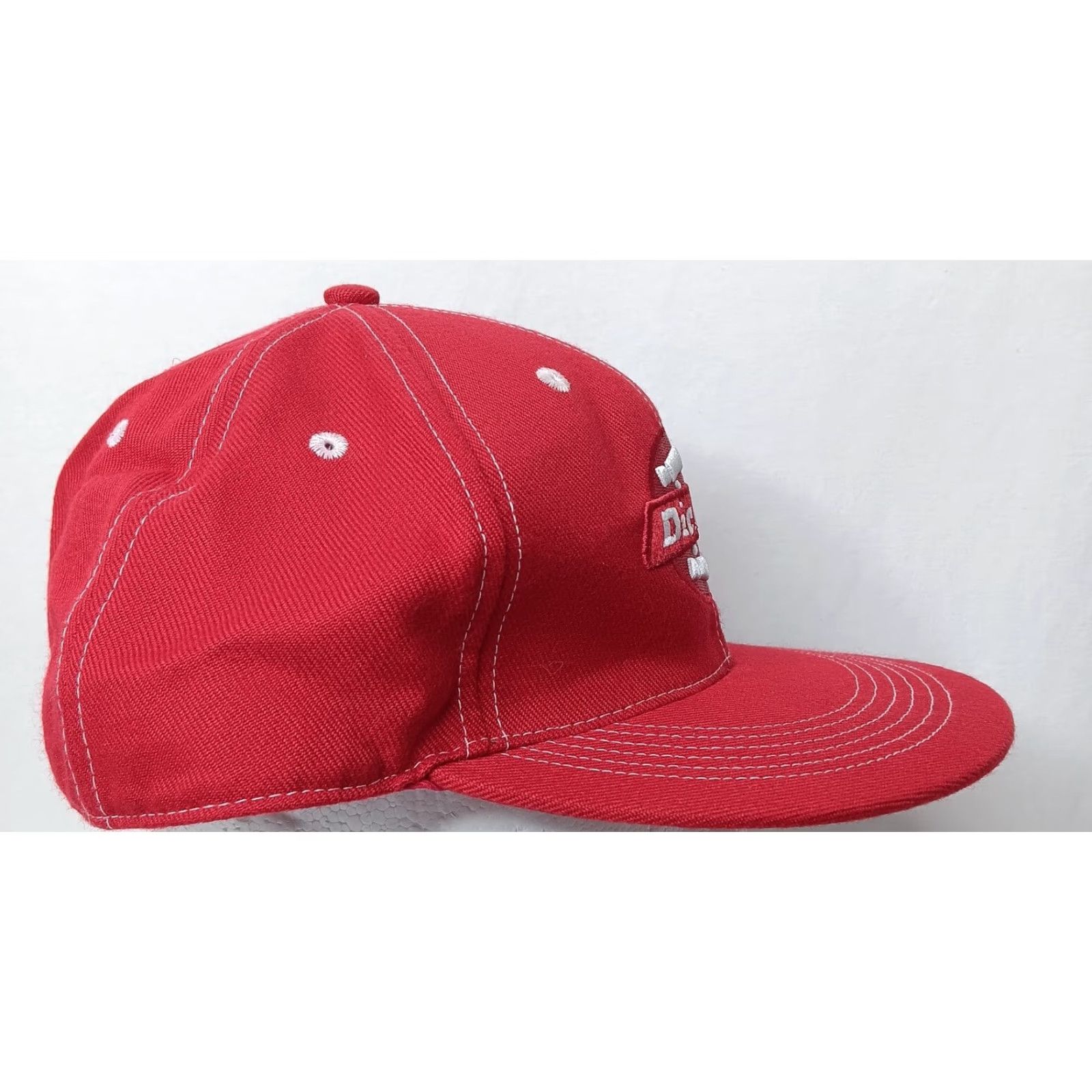 Dickies Dickies Hat XL Red Canvas Logo Fitted Workwear Mens Size ONE SIZE - 2 Thumbnail