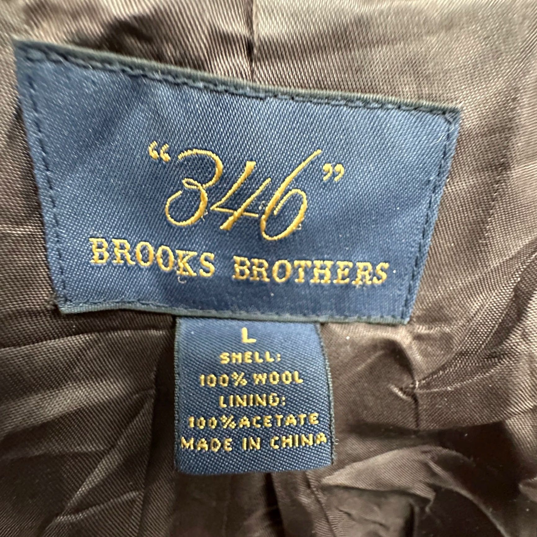 Brooks Brothers BROOKS BROTHERS 346 Wool Coat Mens L Brown Overcoat Trench Pockets Wool Coat Read Size US L / EU 52-54 / 3 - 3 Thumbnail