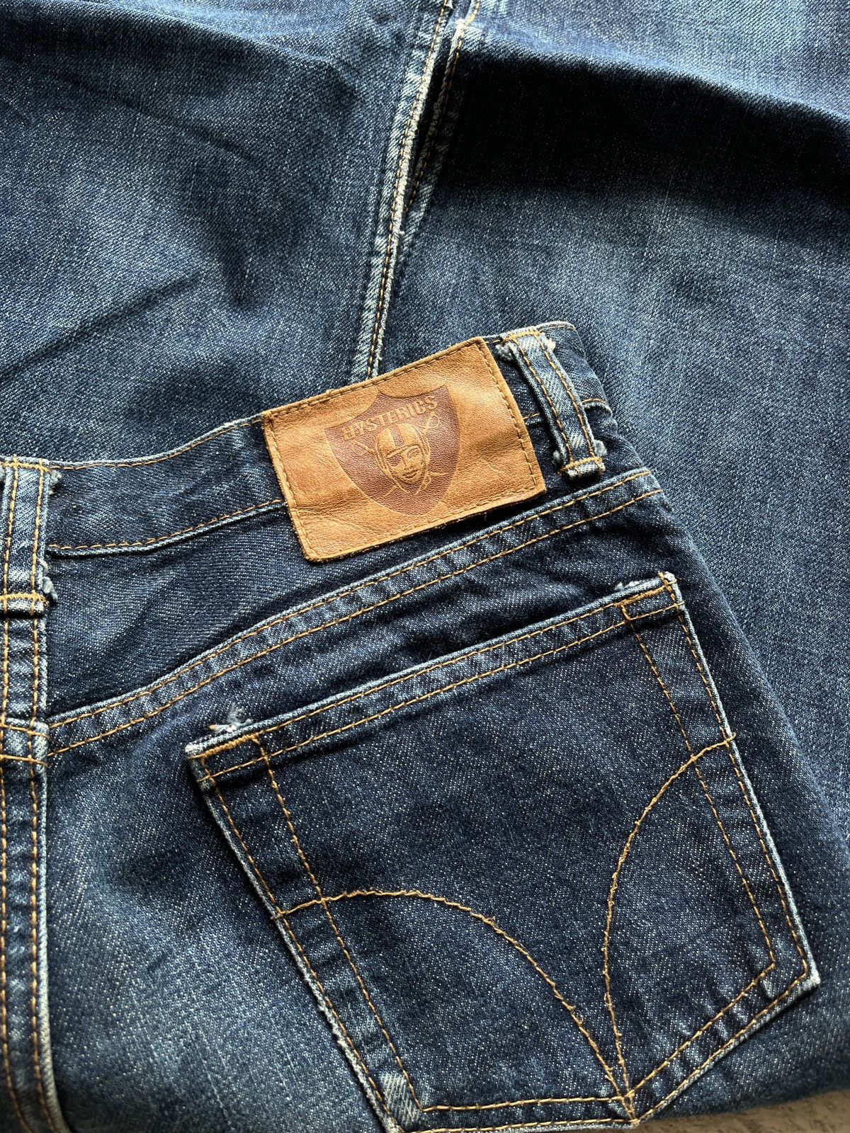 Hysteric Glamour 2000s HYSTERIC GLAMOUR Raiders Denim Pants Size US 28 / EU 44 - 4 Thumbnail