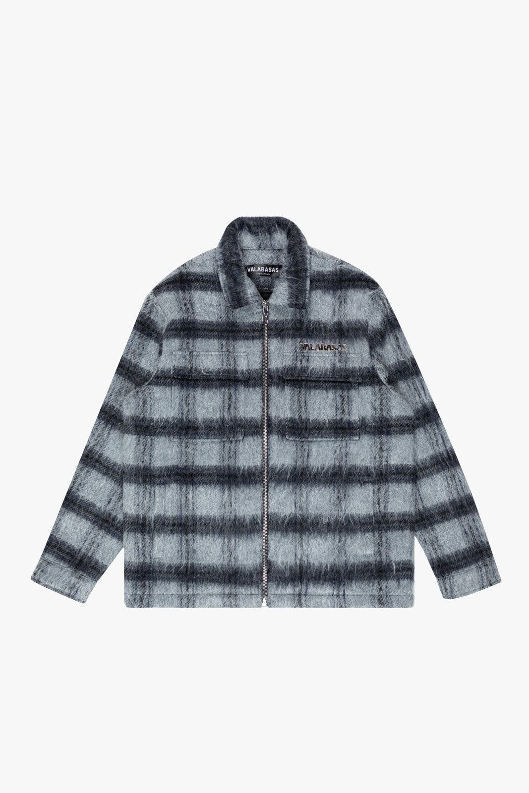 Valabasas NWOT Valabasas 'Poineer' Black Grey Plaid Mohair Jacket XL Size US XL / EU 56 / 4 - 3 Thumbnail