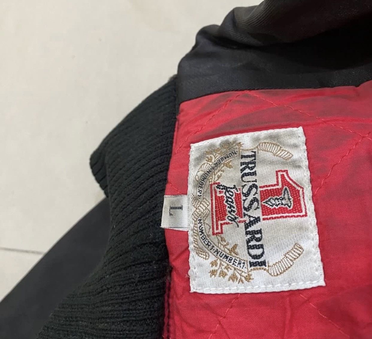 Trussardi ⚡️VINTAGES TRUSSARDI RACING BIG LOGO BOMBERS JACKET Size US L / EU 52-54 / 3 - 14 Thumbnail
