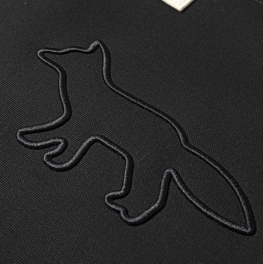 Maison Kitsune CONTOUR FOX E/W TOTE BAG Size ONE SIZE - 5 Thumbnail