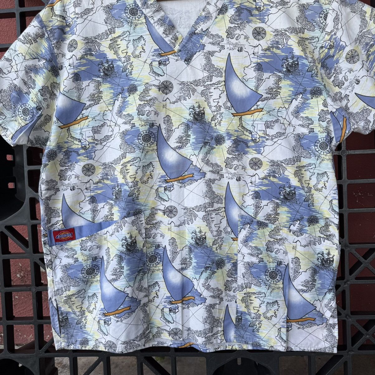 Dickies Workshirt Nurse Dickies Maps Ocean Sail Printed Size US M / EU 48-50 / 2 - 5 Thumbnail