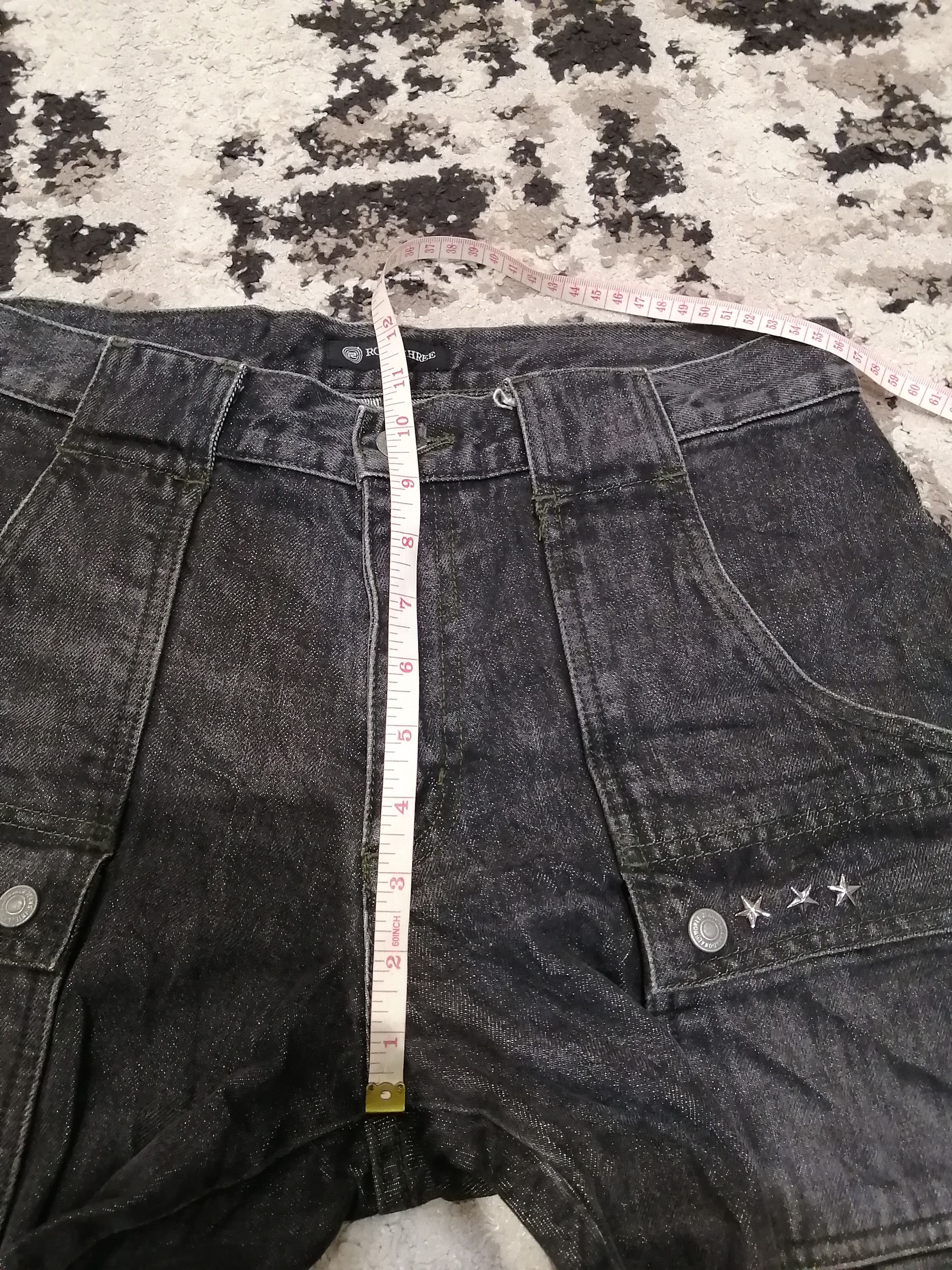 Japanese Brand Root Three Japan 6 Pocket Bushpants Jeans Size US 33 - 16 Thumbnail