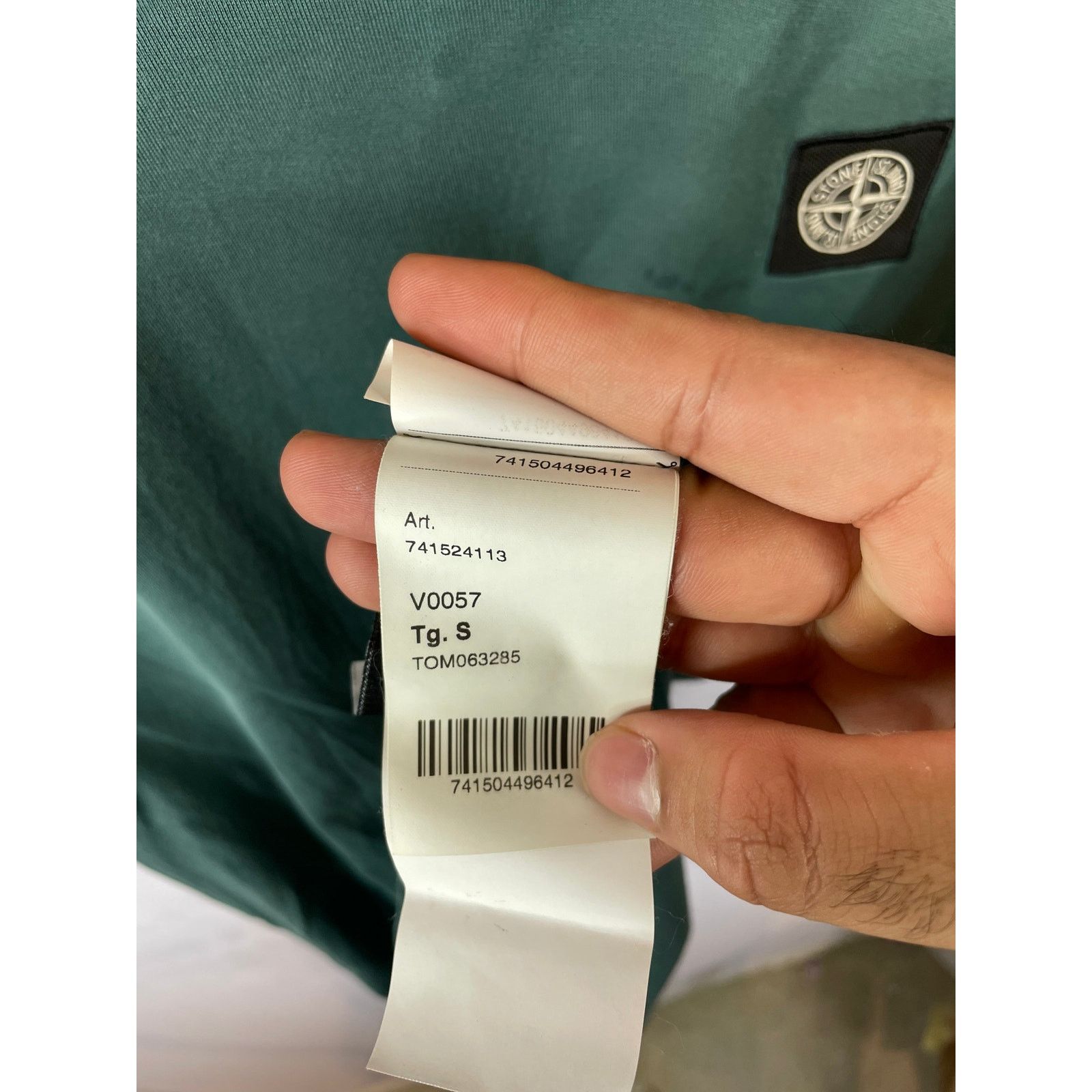 Stone Island Stone Island Tee Green Used Small Size US S / EU 44-46 / 1 - 4 Thumbnail