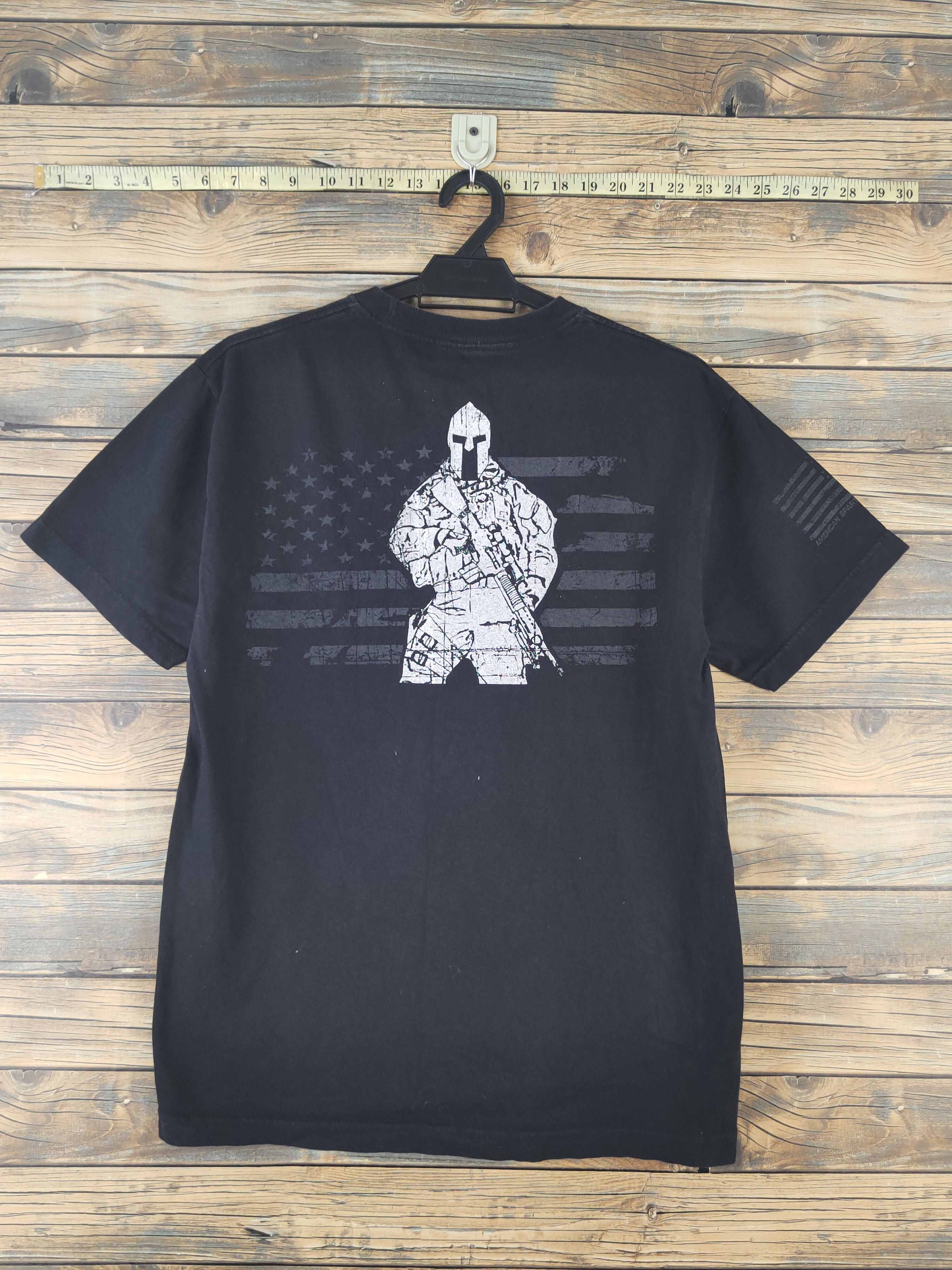 Vintage War usa Black Short Sleeve T-shirt #1804 Size US M / EU 48-50 / 2 - 9 Thumbnail