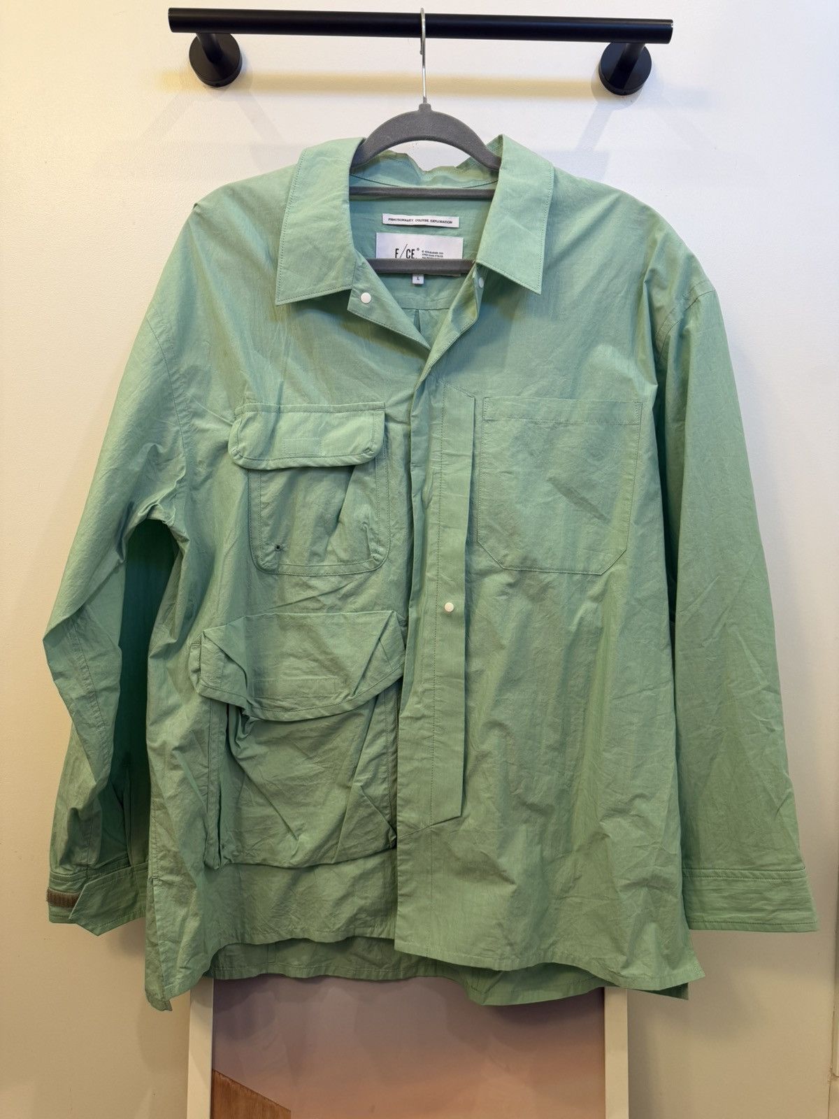 F/CE F/CE Technical Utility Shirt Green Size L Size US L / EU 52-54 / 3 - 1 Thumbnail