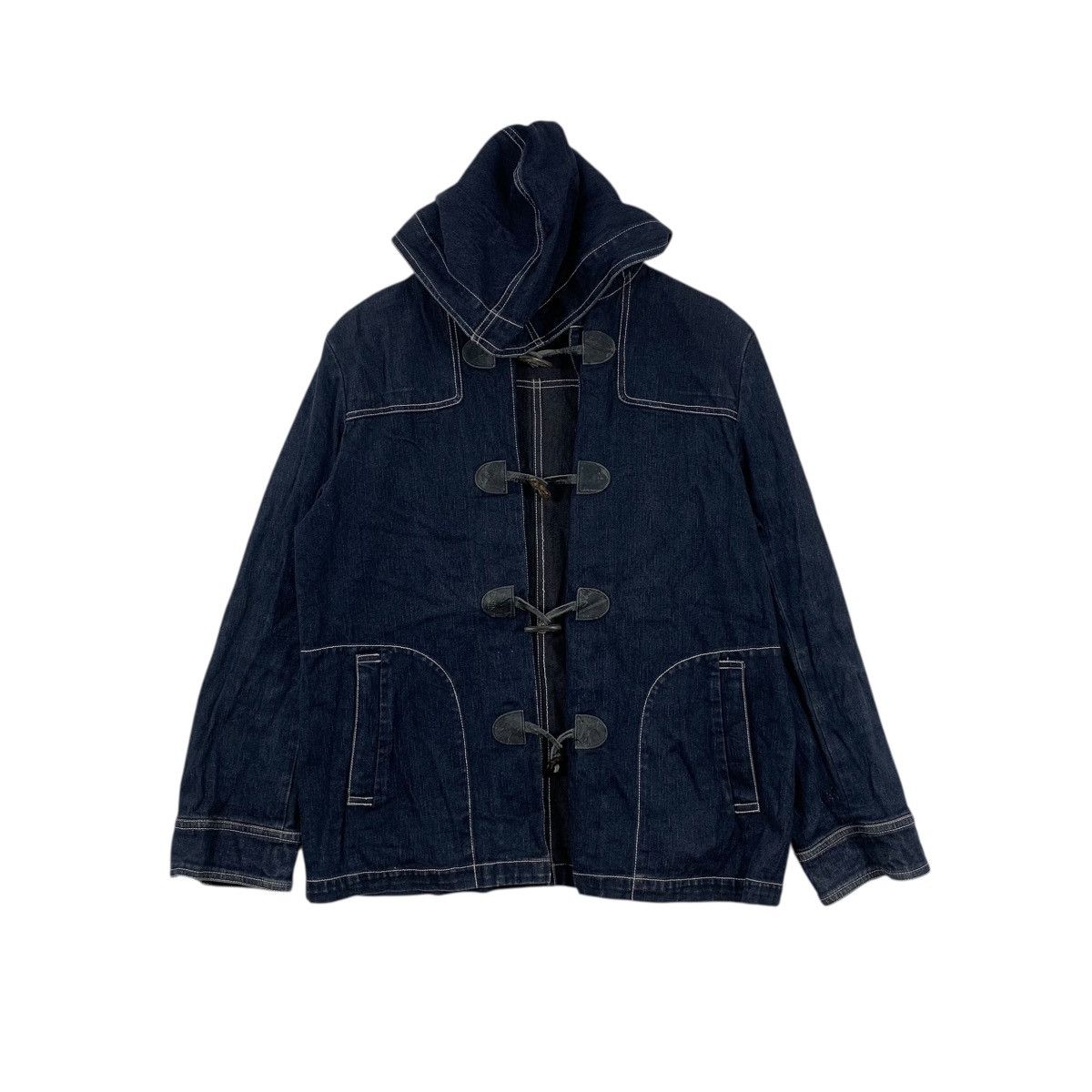 Vintage Vintage ANNE VALELEE JAPAN Natural Pure Dye Indigo Jacket Size L / US 10 / IT 46 - 1 Thumbnail