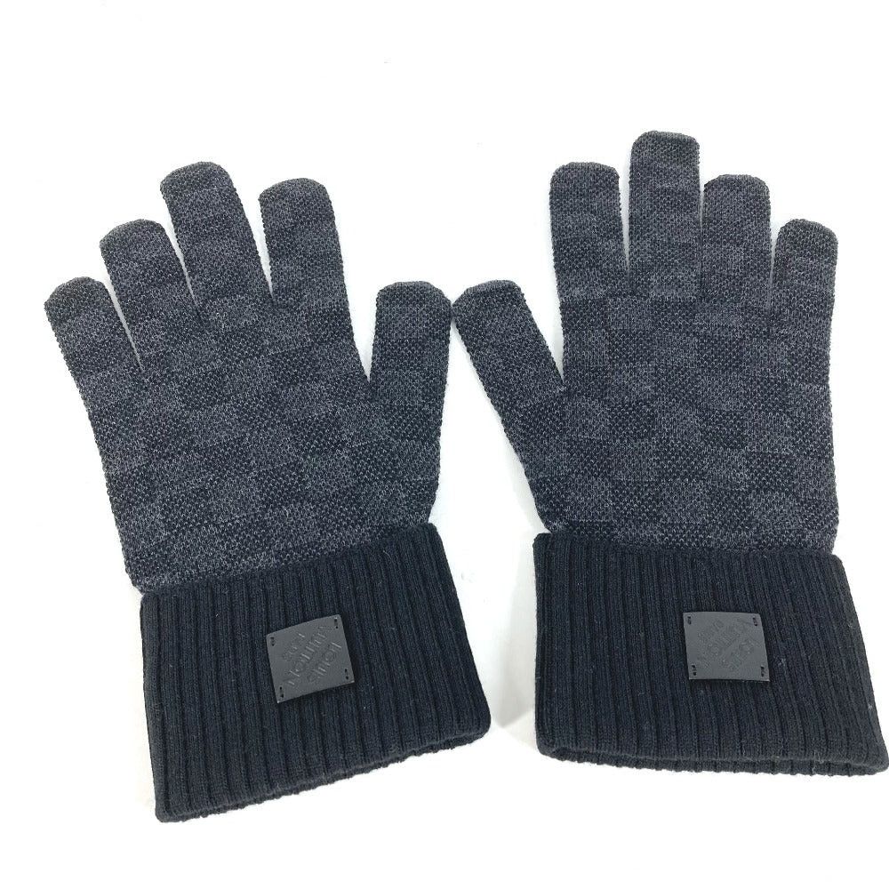 Louis Vuitton Louis Vuitton M77992 Globe Neo Petit Damier Glove Wool Men Size ONE SIZE - 1 Thumbnail