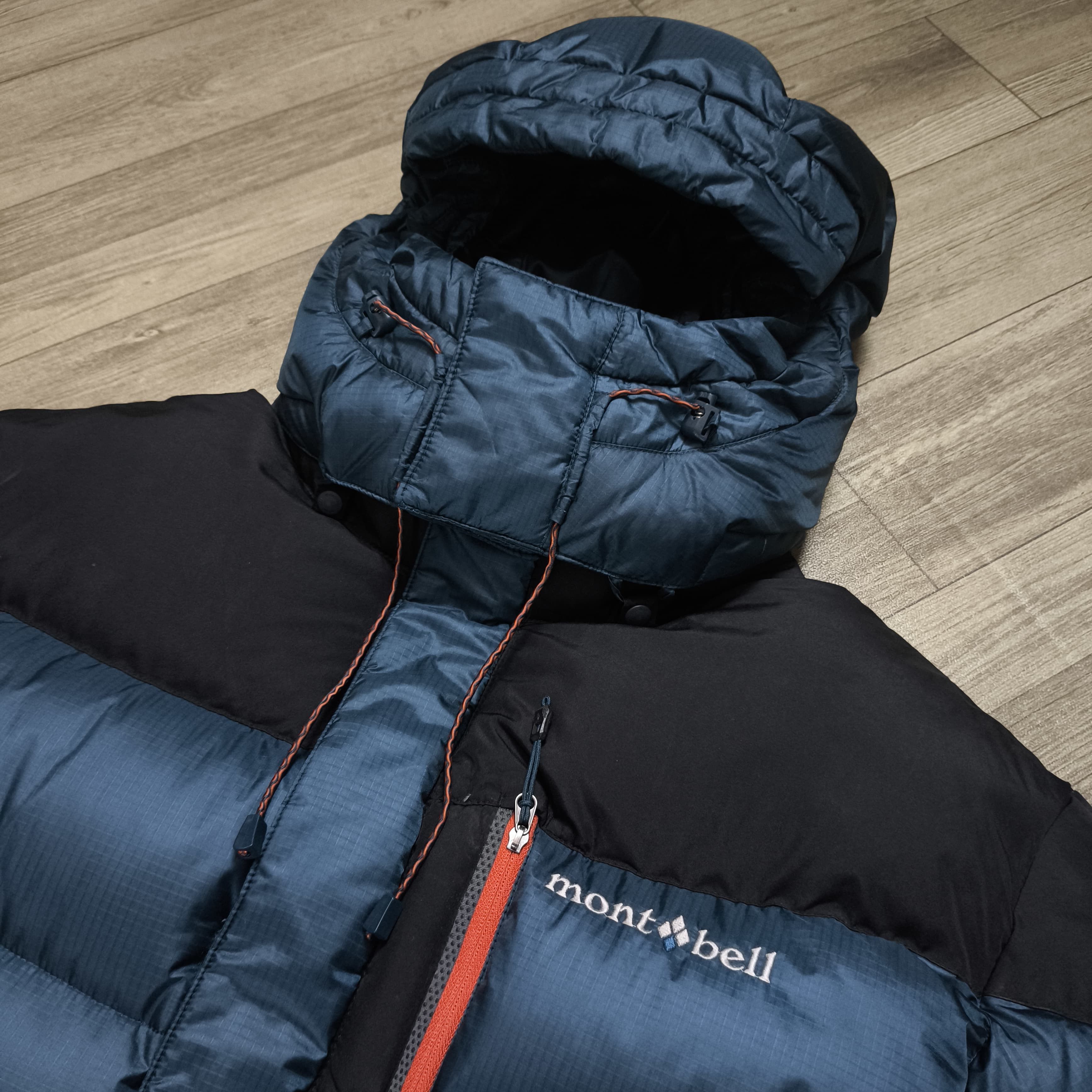 Montbell Montbell Two tone Ex700+ Windstopper Puffer Down Jacket Size US XL / EU 56 / 4 - 4 Thumbnail