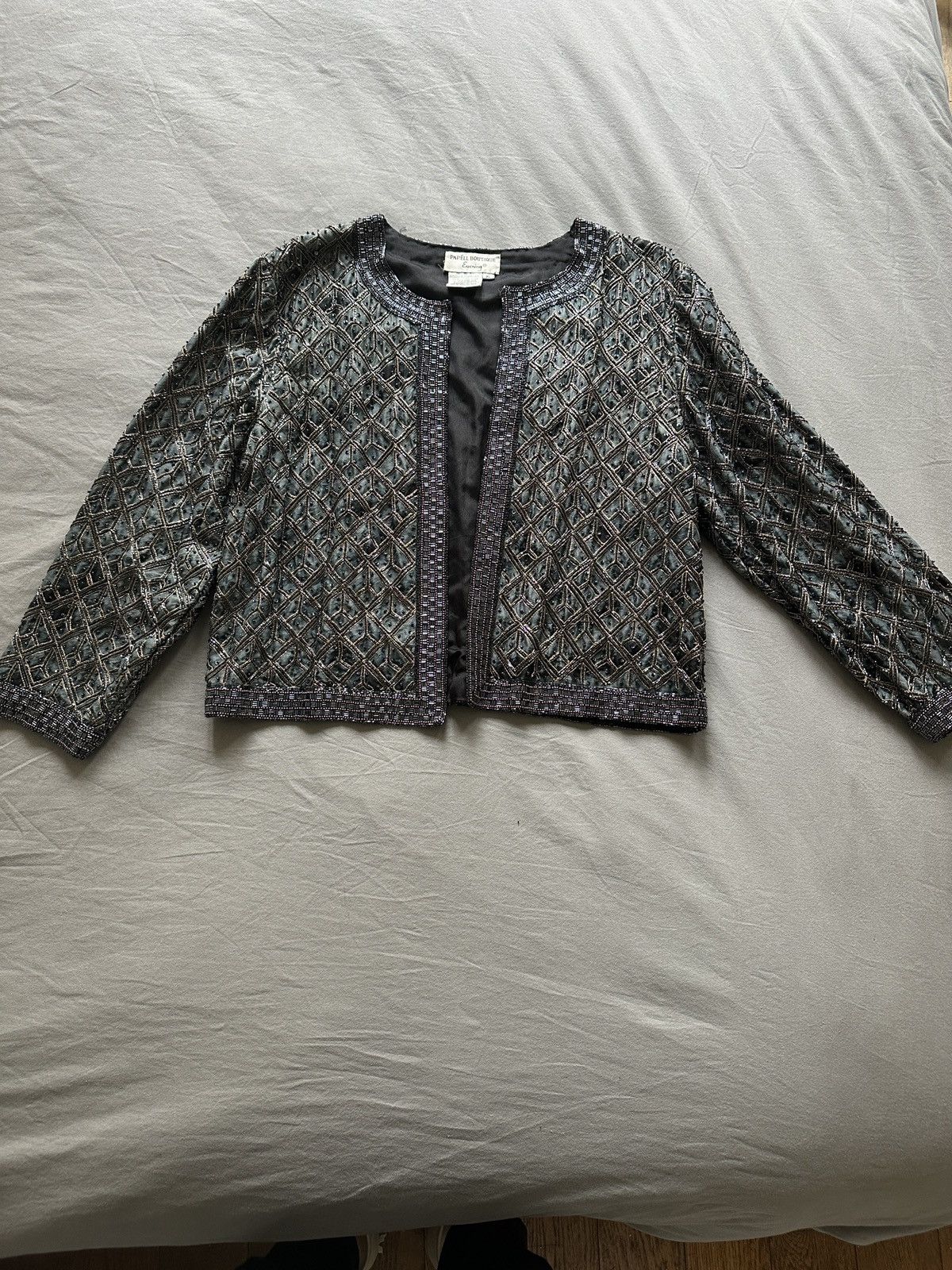 Other Silk Cropped Jacket Size XL / US 12-14 / IT 48-50 - 1 Thumbnail