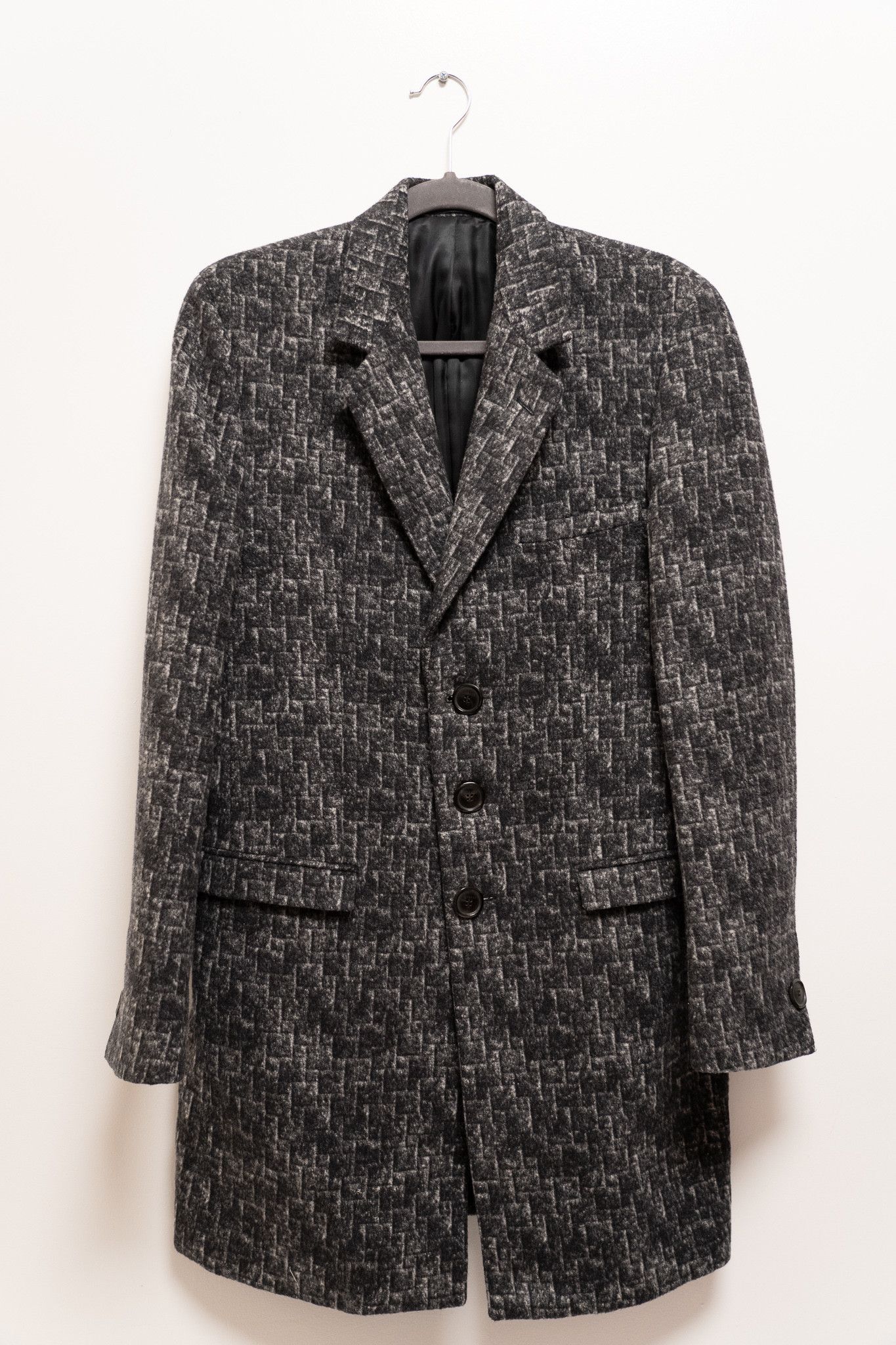 Versace Versace Men's Long Wool Patterned Jacket Limited Edition Size US M / EU 48-50 / 2 - 2 Thumbnail