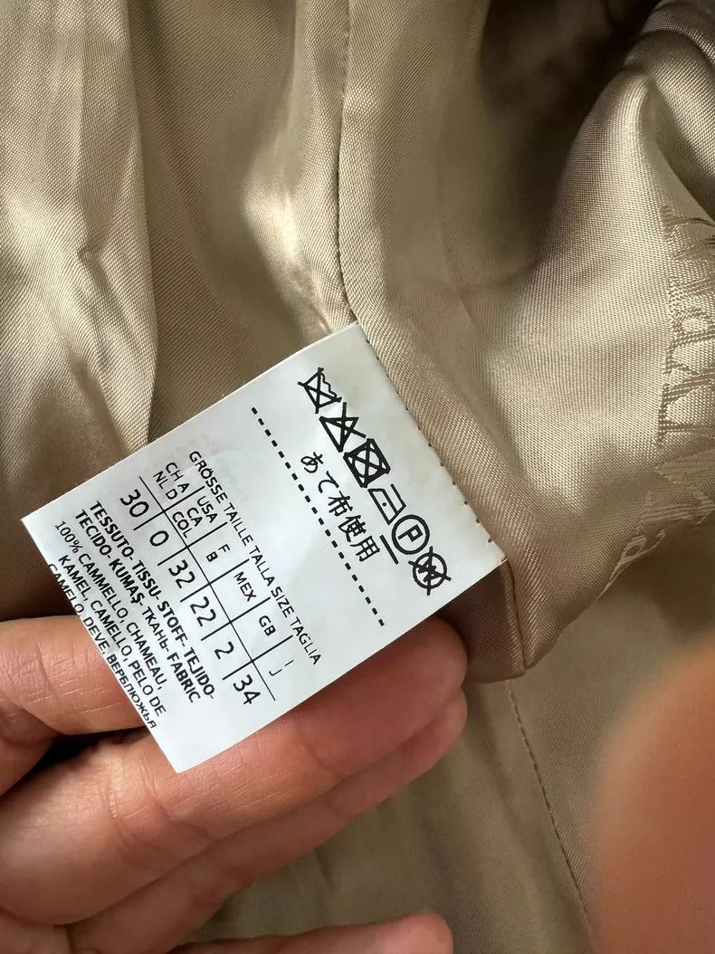 Max Mara Max Mara Camel hair classic lace-up long Size XS / US 0-2 / IT 36-38 - 5 Thumbnail