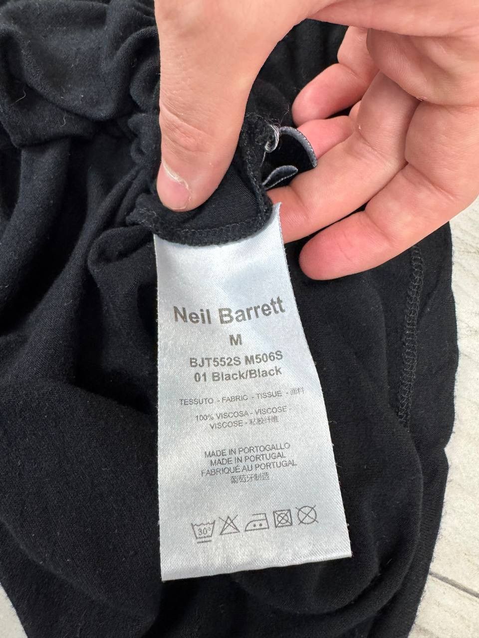Neil Barrett Neil Barrett T Shirt Viscosa Lightning Size US M / EU 48-50 / 2 - 8 Thumbnail