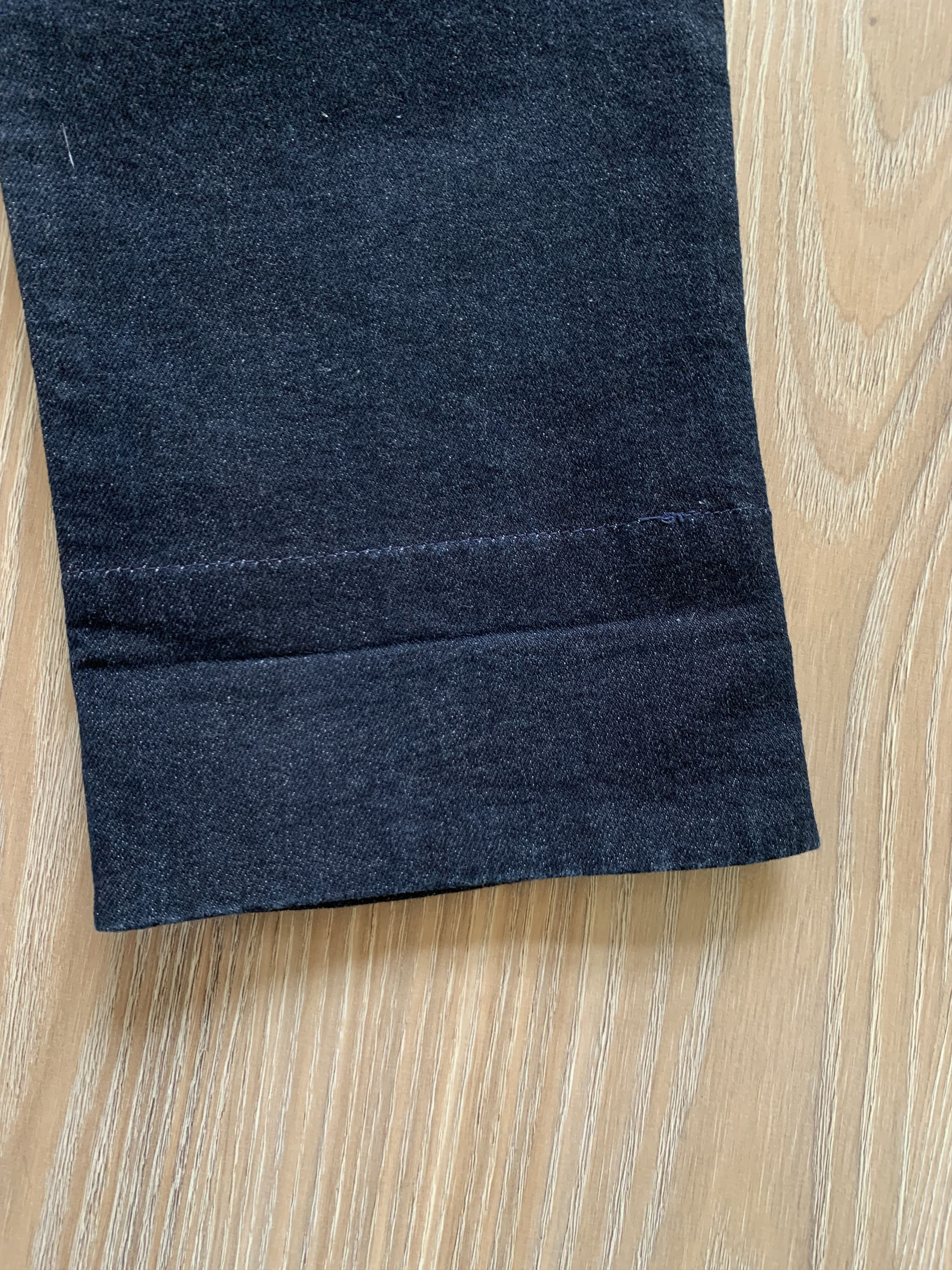 Burberry × Vintage Burberry Vintage Womens Blue Denim Jeans Plaid Cuffs Size 32" / US 10 / IT 46 - 9 Thumbnail