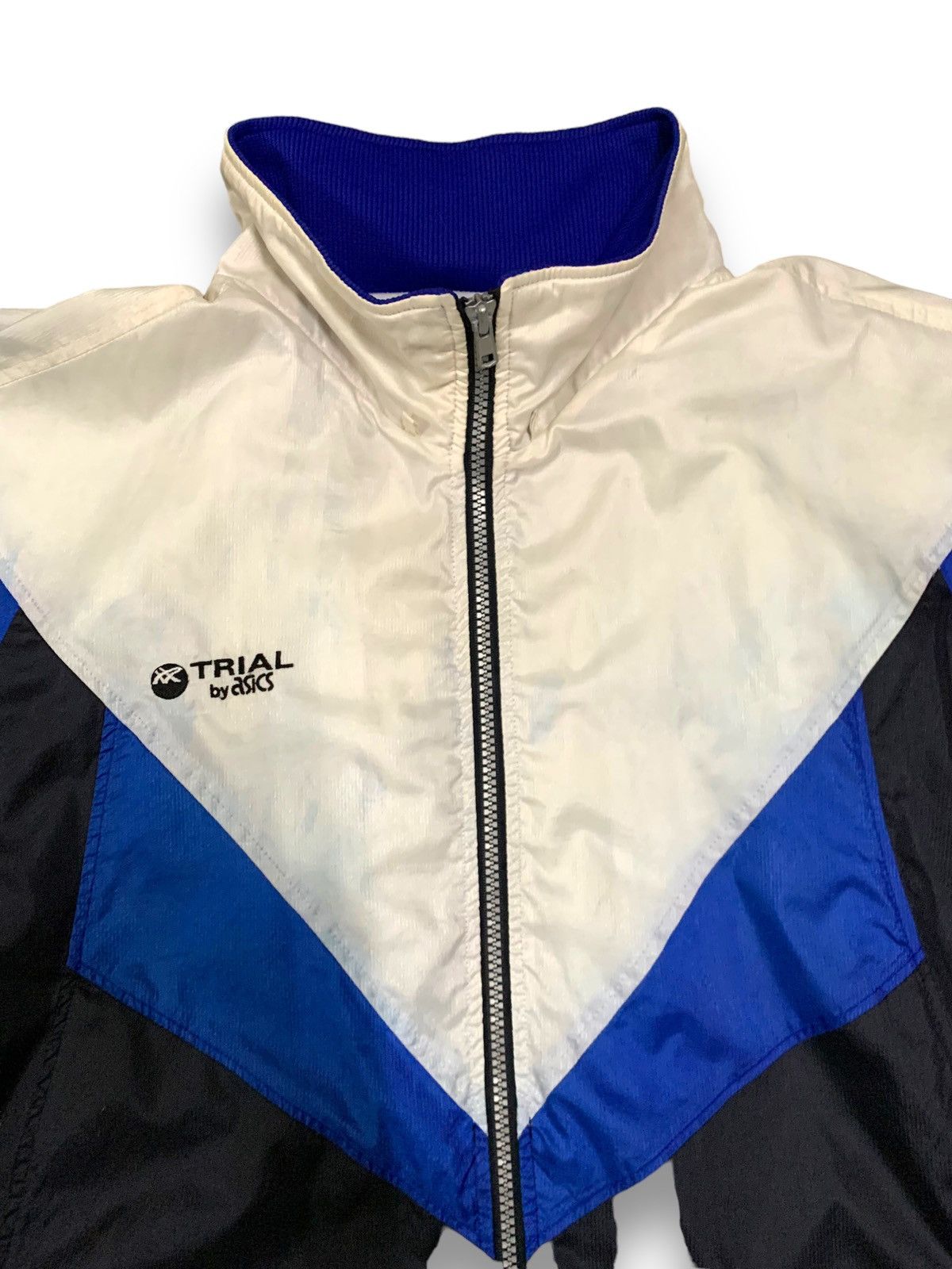 Asics Vintage 90s Trial by Asics Retro Track Jacket/Windbreaker Size US L / EU 52-54 / 3 - 5 Thumbnail