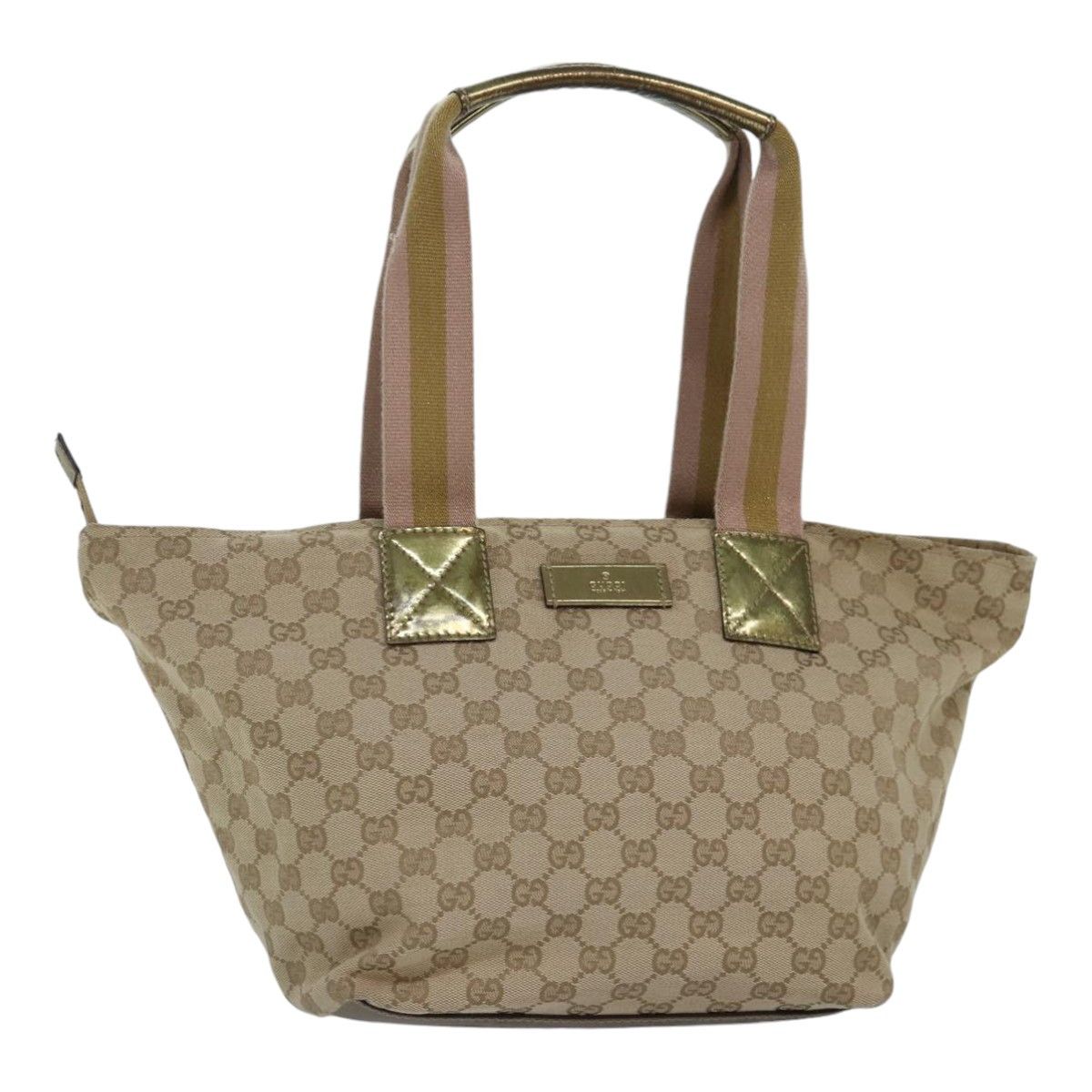 Gucci Gg Canvas Beige Canvas Tote Bag (Pre-Owned) Size ONE SIZE - 1 Thumbnail