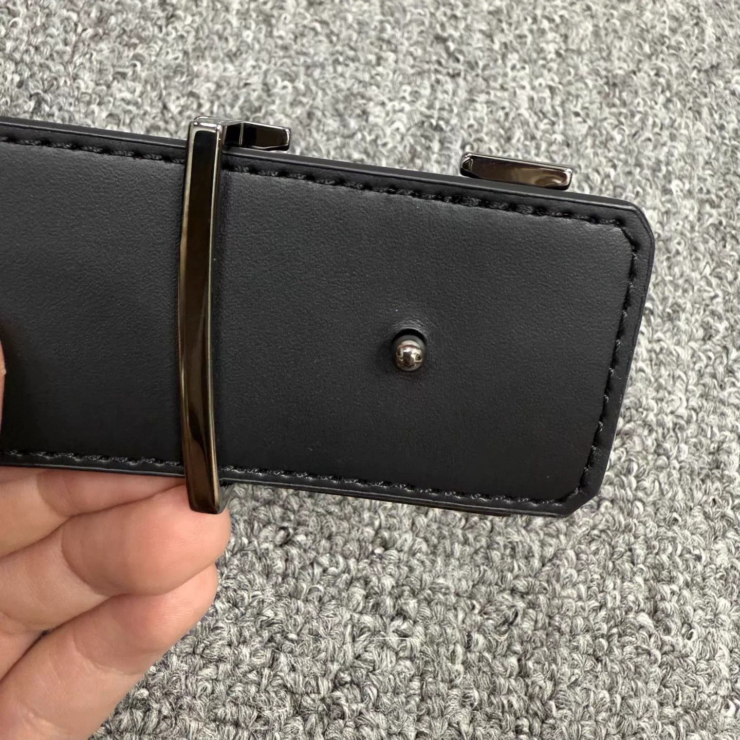 Louis Vuitton LV black monogram belt unused full set 100cm Size ONE SIZE - 4 Thumbnail