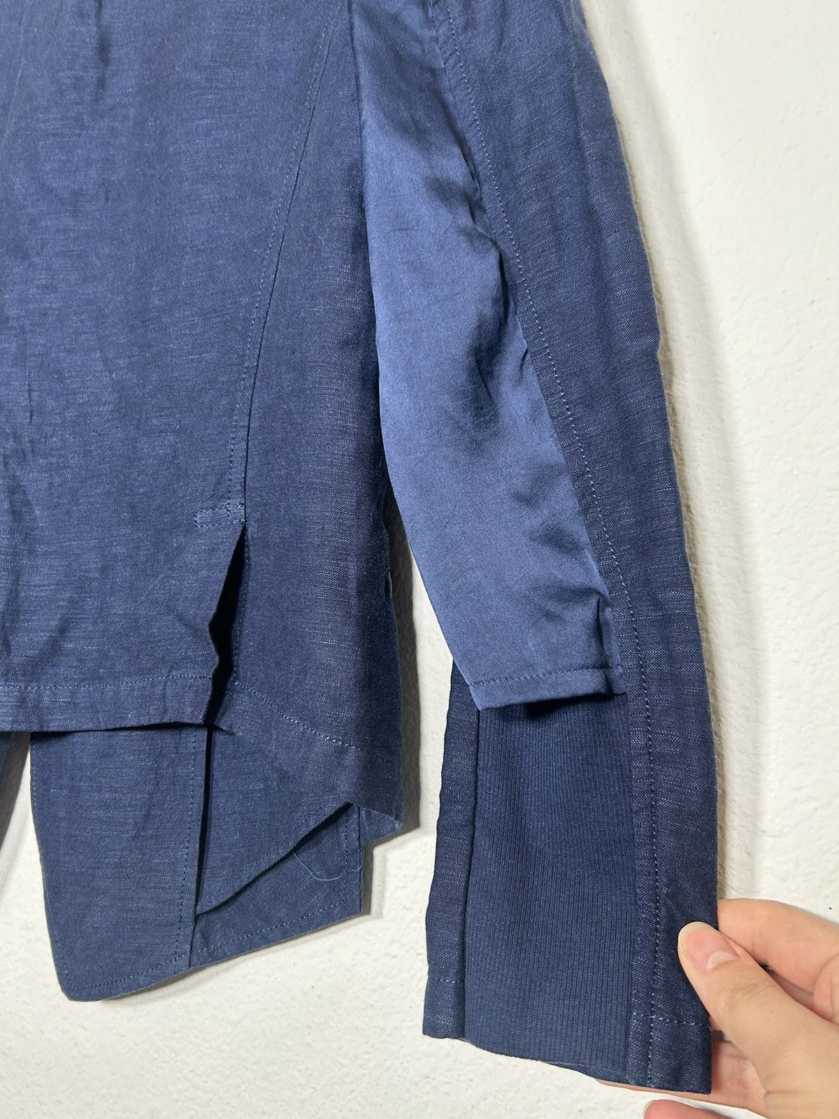 Y's Hybrid Sleeve Blazer Jacket Size US S / EU 44-46 / 1 - 4 Thumbnail