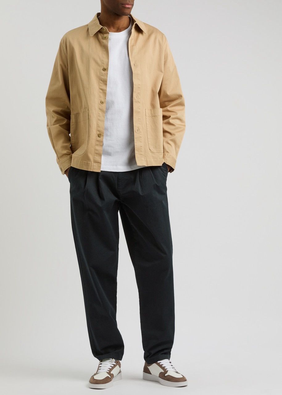 Wax London Wax London Raleigh Cotton Pleated Trousers Size US 32 / EU 48 - 10 Thumbnail