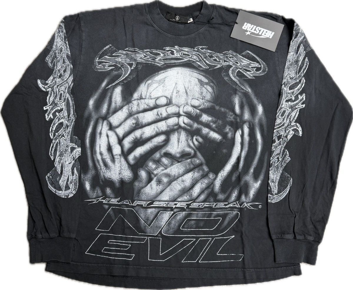 HELLSTAR Hellstar No Evil Long Sleeve T-shirt Size US S / EU 44-46 / 1 - 1 Thumbnail