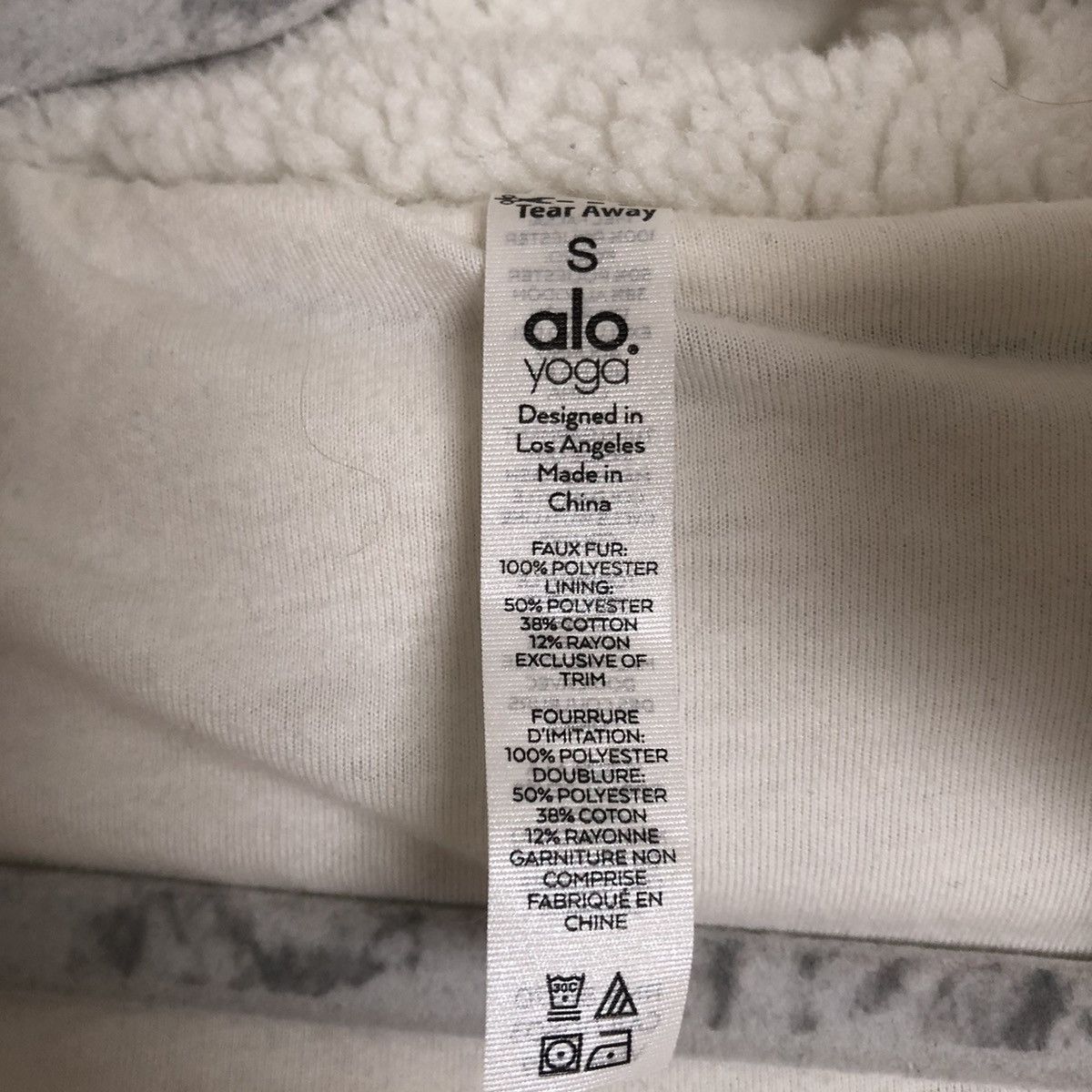 Alo Alo Yoga Alo Yoga Foxy Sherpa Jacket Ivory S Size S / US 4 / IT 40 - 3 Thumbnail