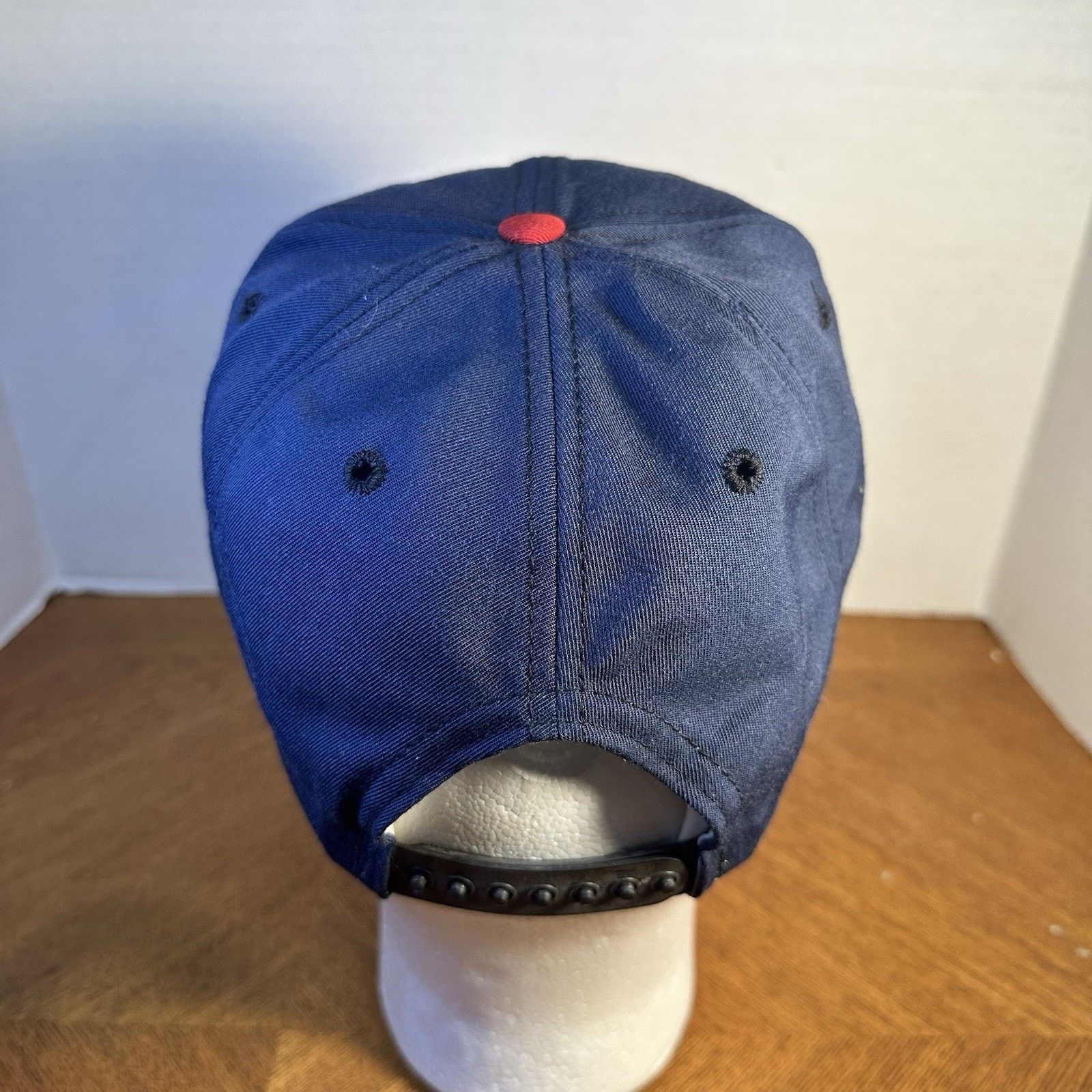 New Era VTG 90s Canton-Akron Indians Wahoo Logo New Era Snapback Hat Size ONE SIZE - 3 Thumbnail
